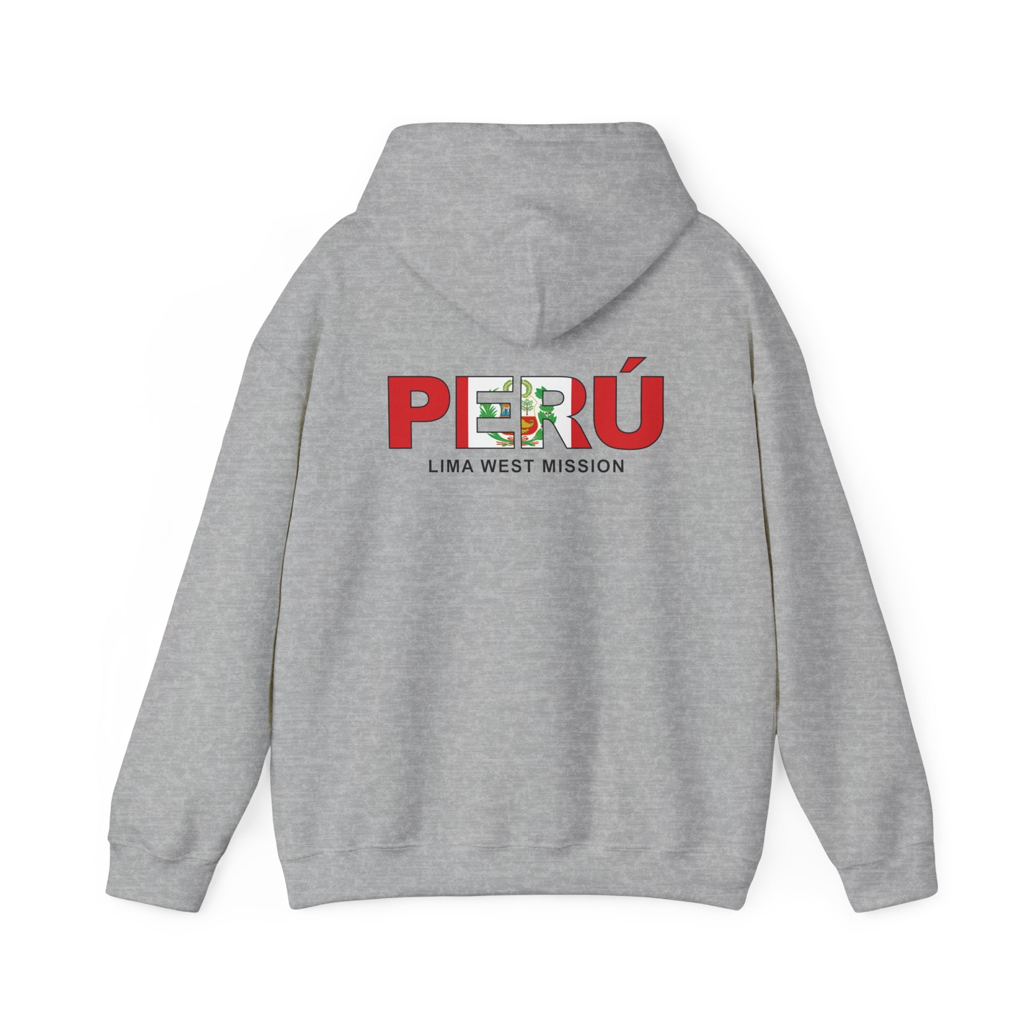 Peru Lima West Mission Flag Title Back Hoodie
