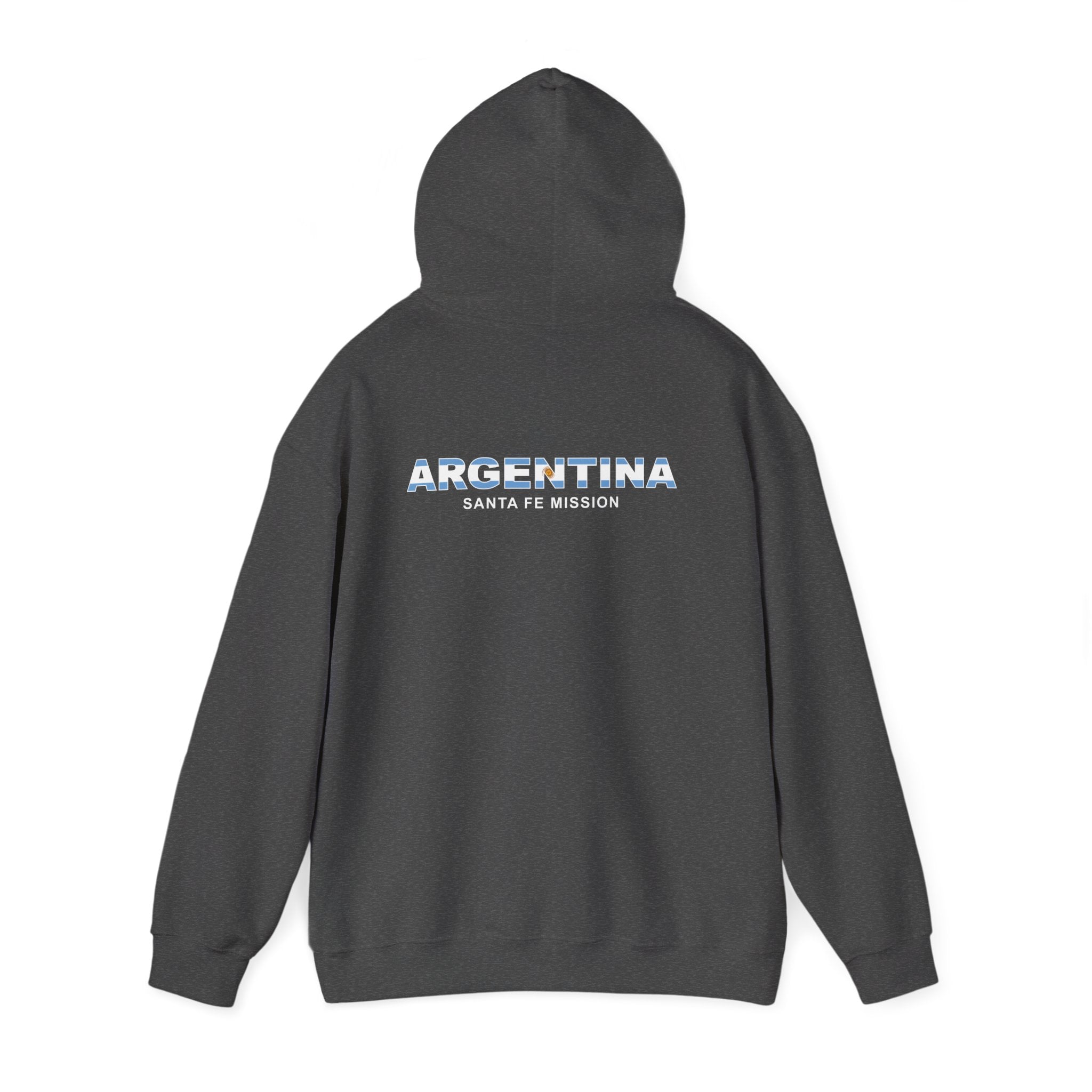Argentina Santa Fe Mission Flag Title Back Hoodie