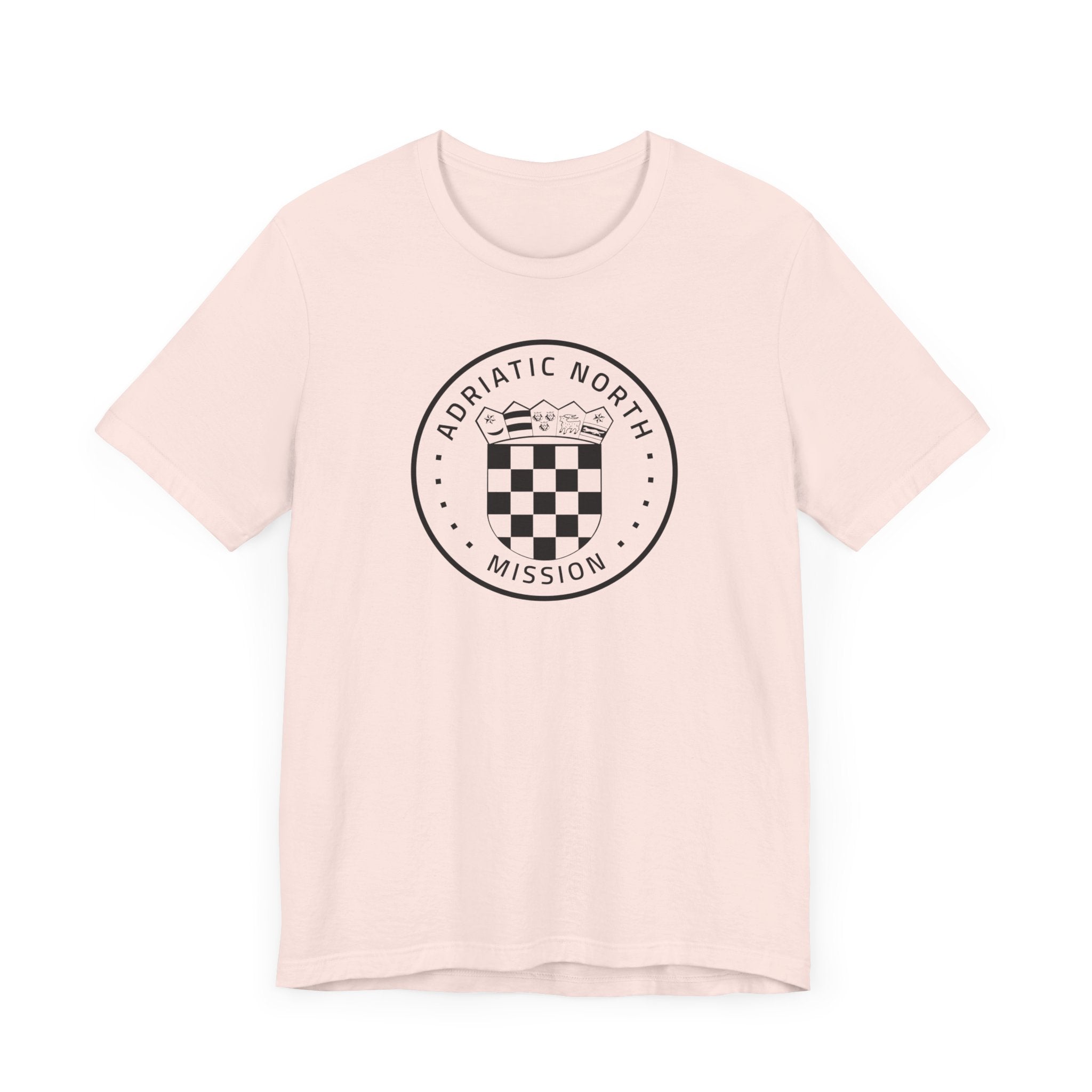 Adriatic North Mission Circular Monochrome Logo T-Shirt - Mission Wishlist - LDS Missionary Gift Store