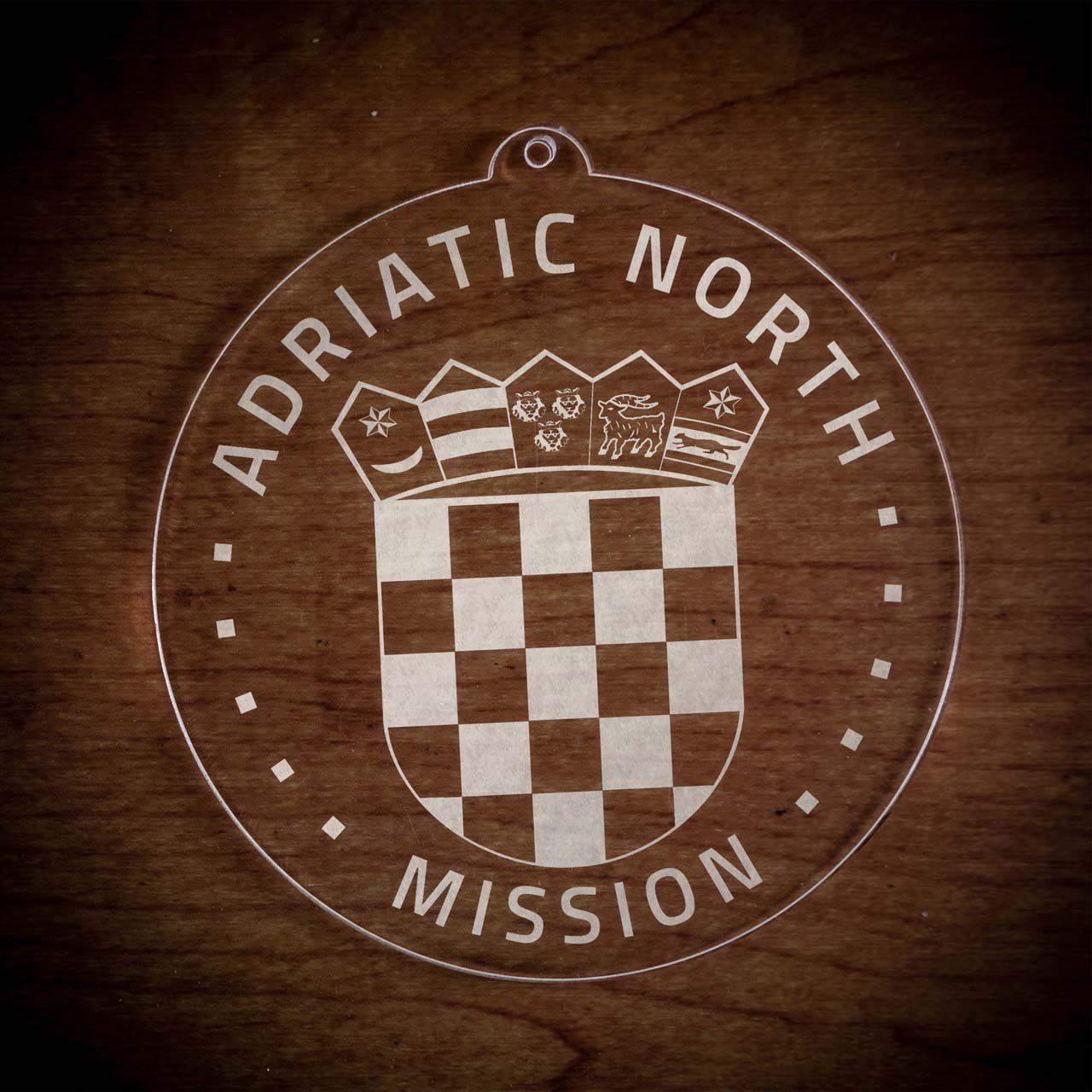 Adriatic North Mission (Zagreb) Christmas Ornament - Latter-Day Saint LDS Missionary Gift - Book of Mormon