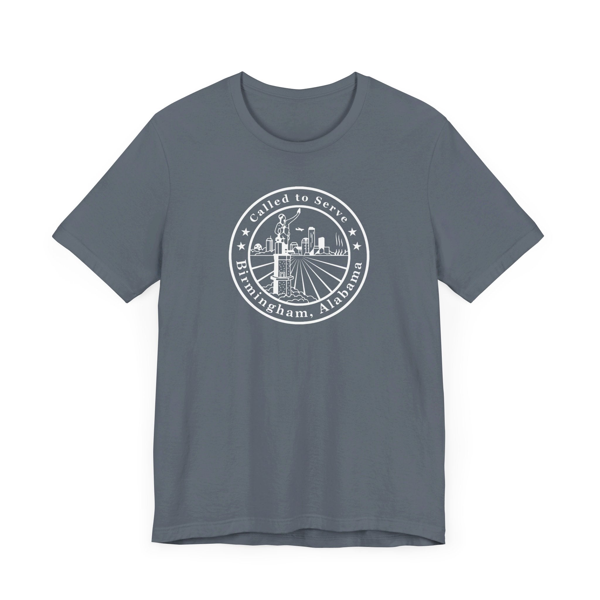 Alabama Birmingham Mission Circular Monochrome Logo T-Shirt - Mission Wishlist - LDS Missionary Gift Store