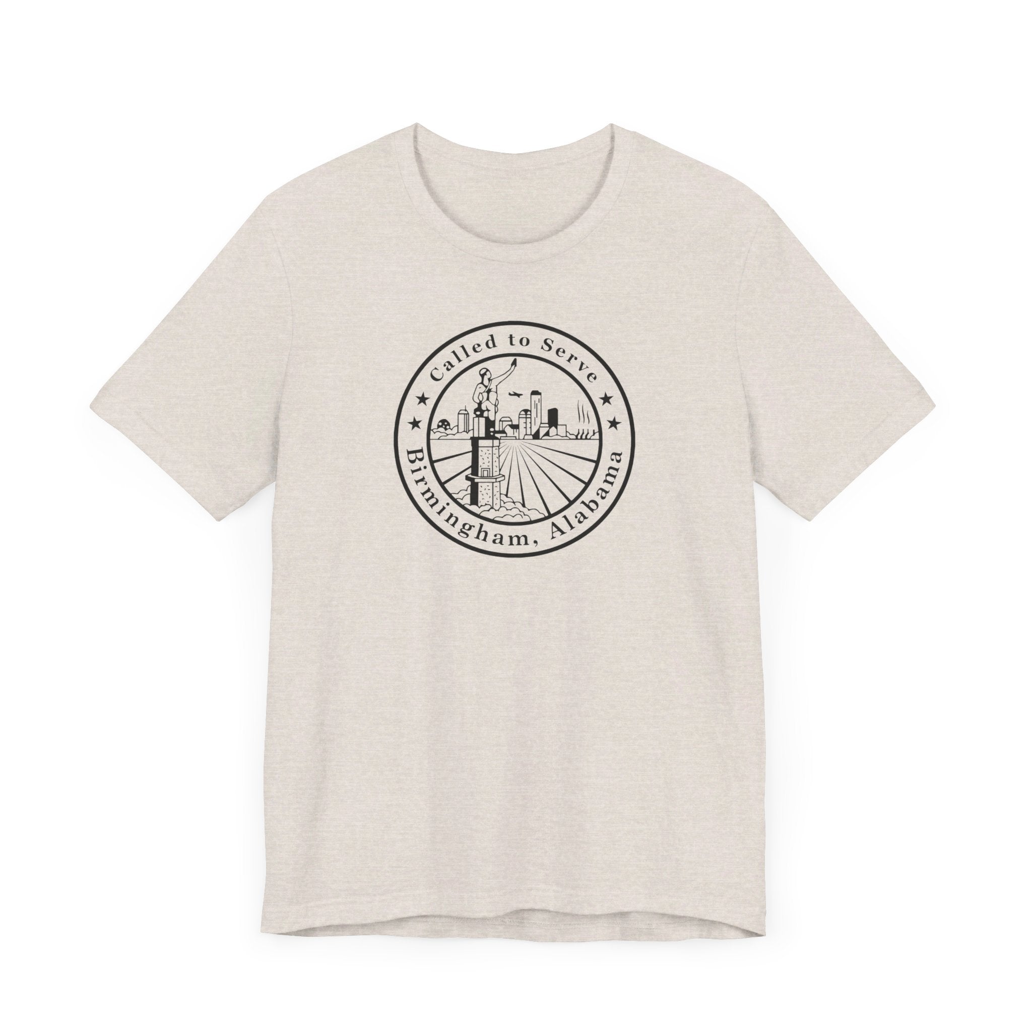 Alabama Birmingham Mission Circular Monochrome Logo T-Shirt - Latter-Day Saint LDS Missionary Gift - Book of Mormon