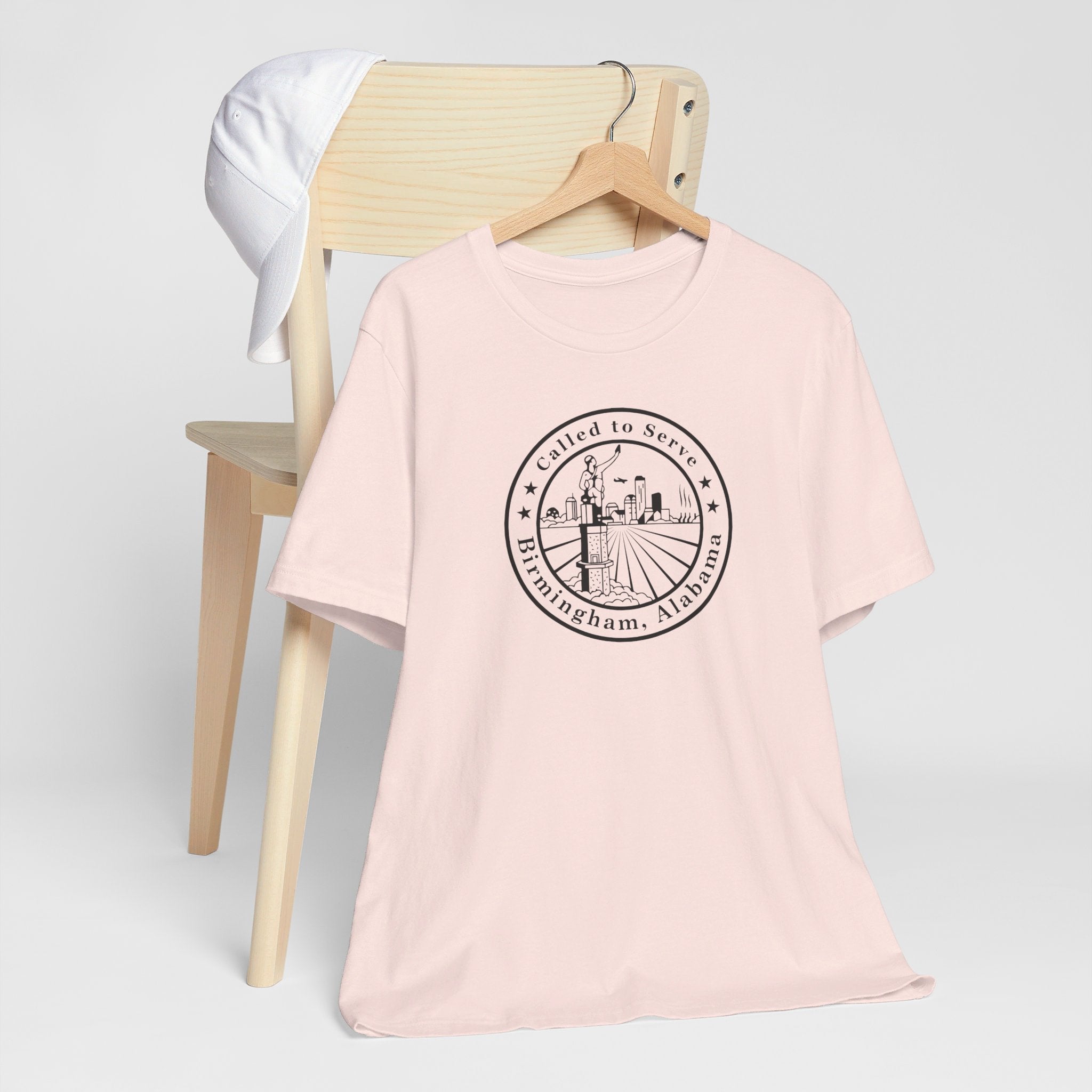 Alabama Birmingham Mission Circular Monochrome Logo T-Shirt - Latter-Day Saint LDS Missionary Gift - Book of Mormon