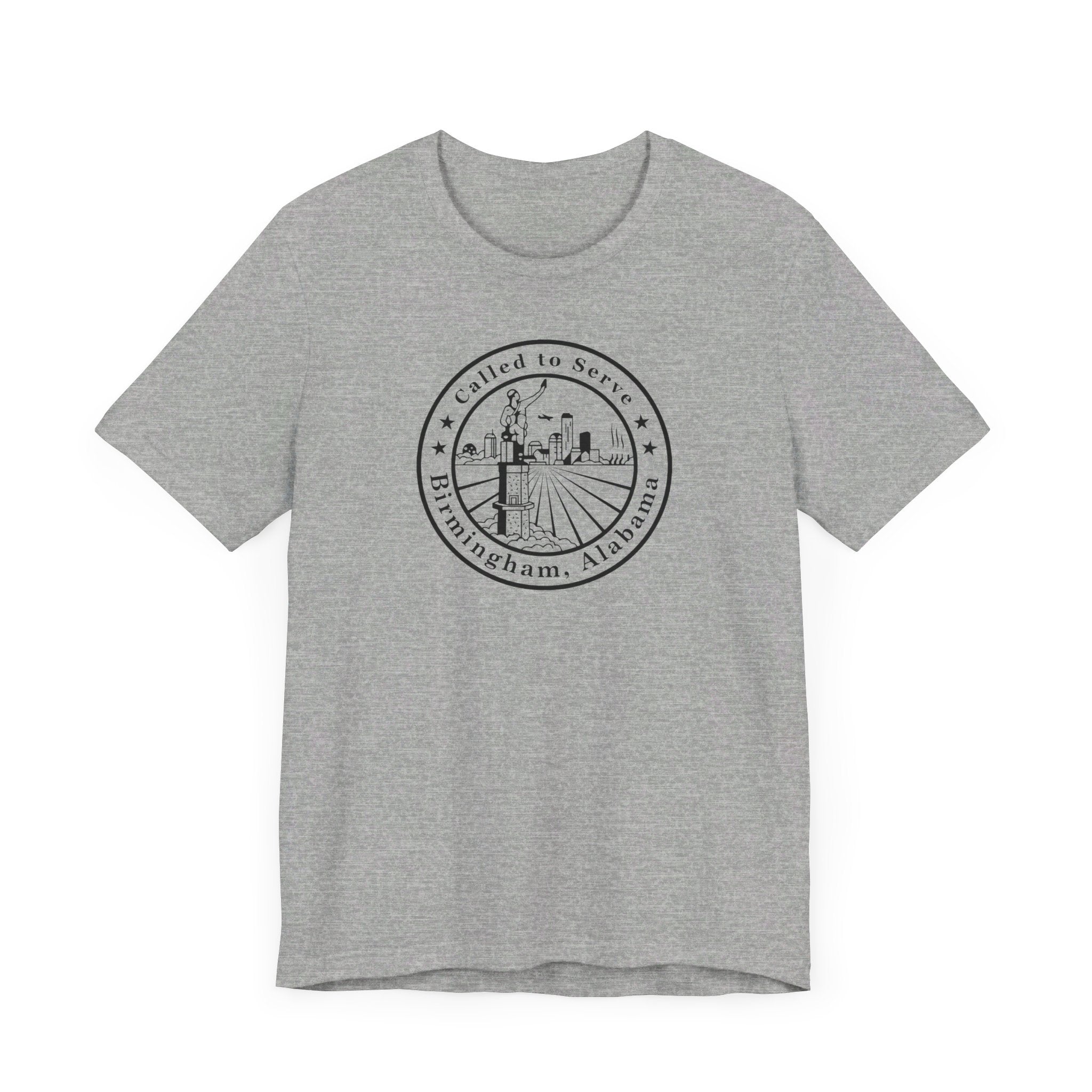 Alabama Birmingham Mission Circular Monochrome Logo T-Shirt - Mission Wishlist - LDS Missionary Gift Store