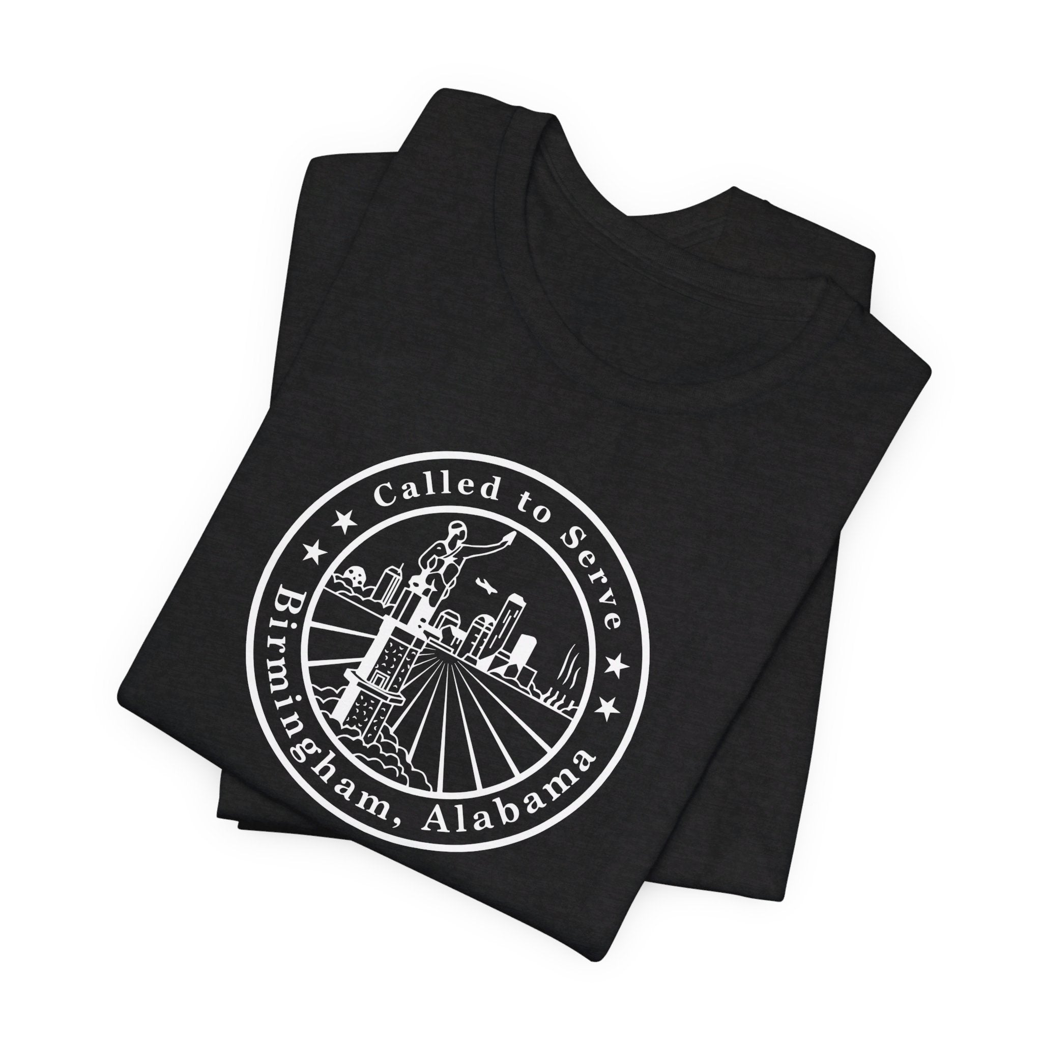 Alabama Birmingham Mission Circular Monochrome Logo T-Shirt - Latter-Day Saint LDS Missionary Gift - Book of Mormon