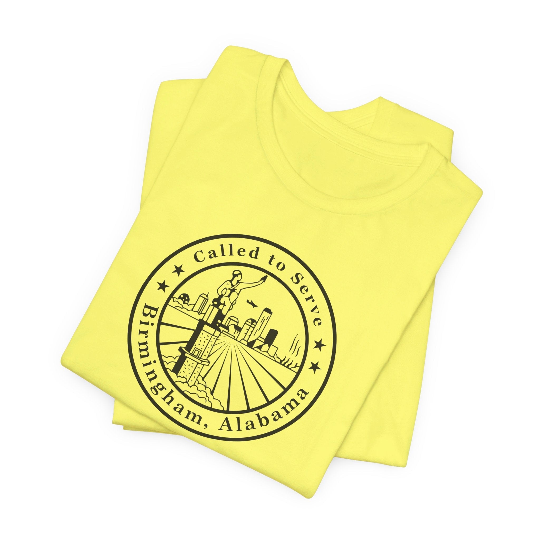 Alabama Birmingham Mission Circular Monochrome Logo T-Shirt - Latter-Day Saint LDS Missionary Gift - Book of Mormon
