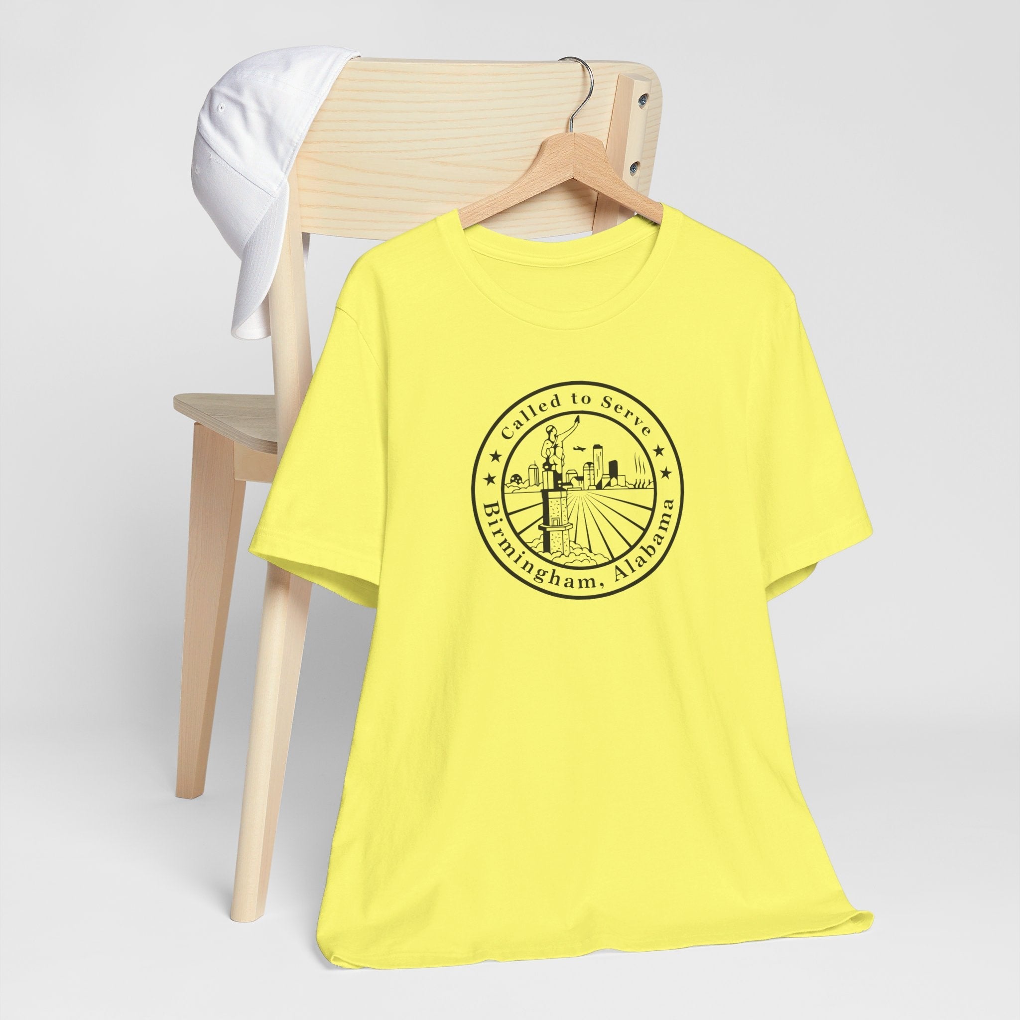 Alabama Birmingham Mission Circular Monochrome Logo T-Shirt - Latter-Day Saint LDS Missionary Gift - Book of Mormon