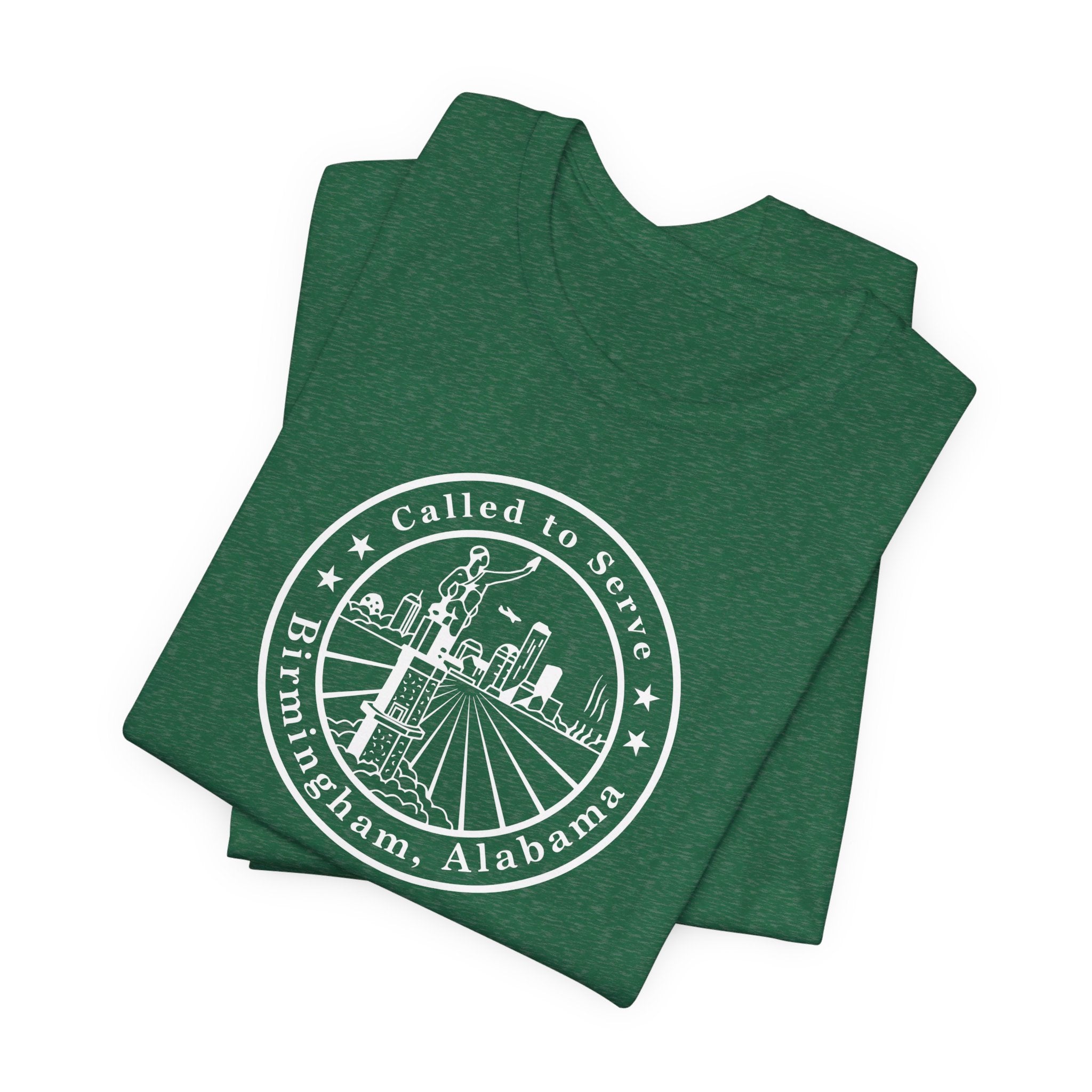 Alabama Birmingham Mission Circular Monochrome Logo T-Shirt - Latter-Day Saint LDS Missionary Gift - Book of Mormon