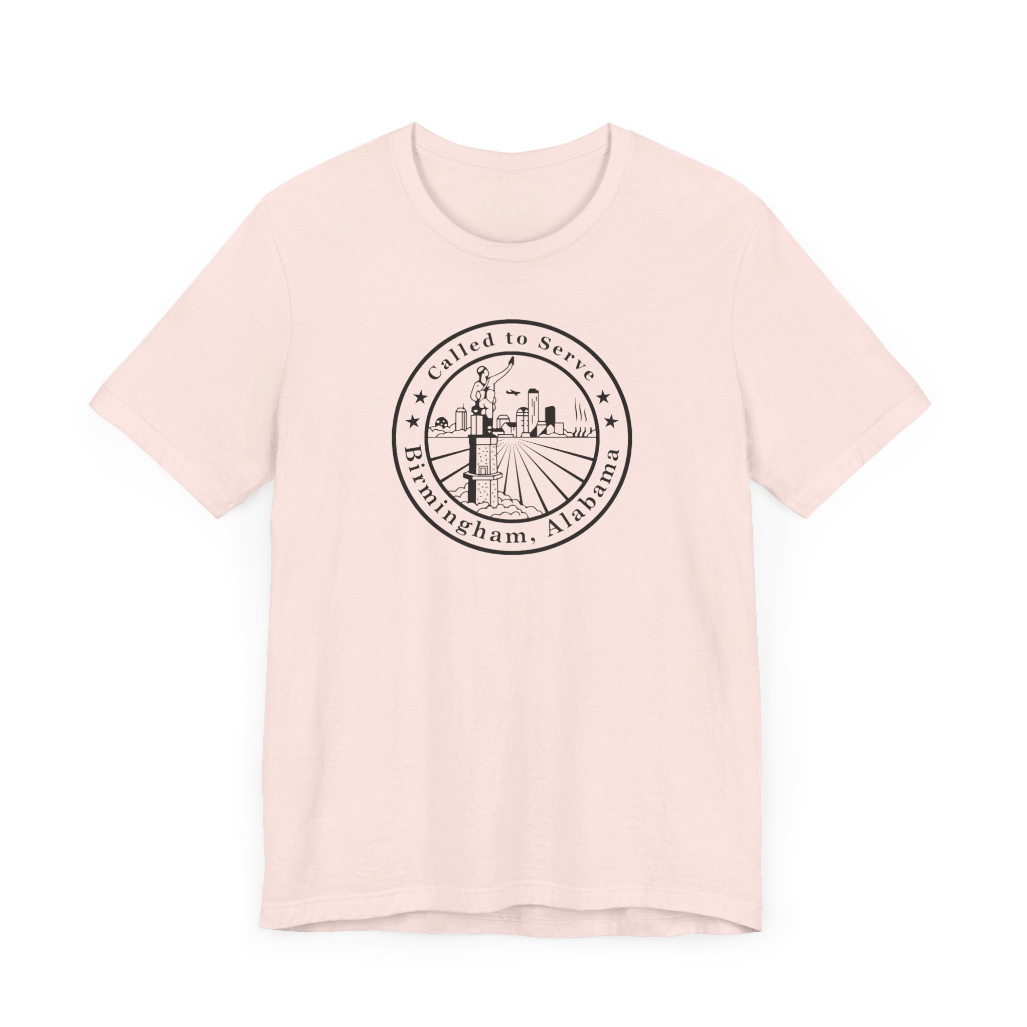 Alabama Birmingham Mission Circular Monochrome Logo T-Shirt - Latter-Day Saint LDS Missionary Gift - Book of Mormon
