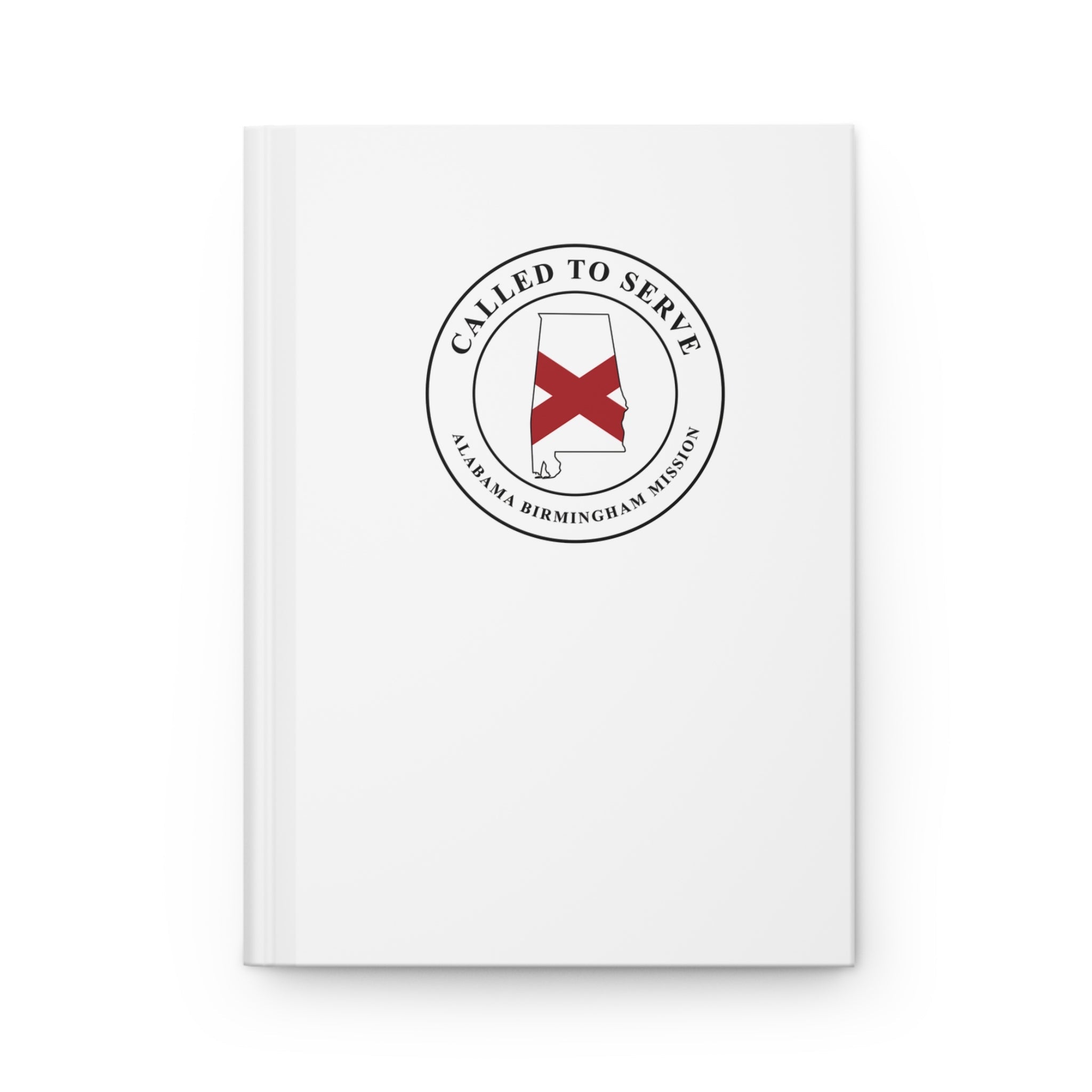 Alabama Birmingham Mission Flag Map Called to Serve White Hardcover Journal Matte - Mission Wishlist - LDS Missionary Gift Store