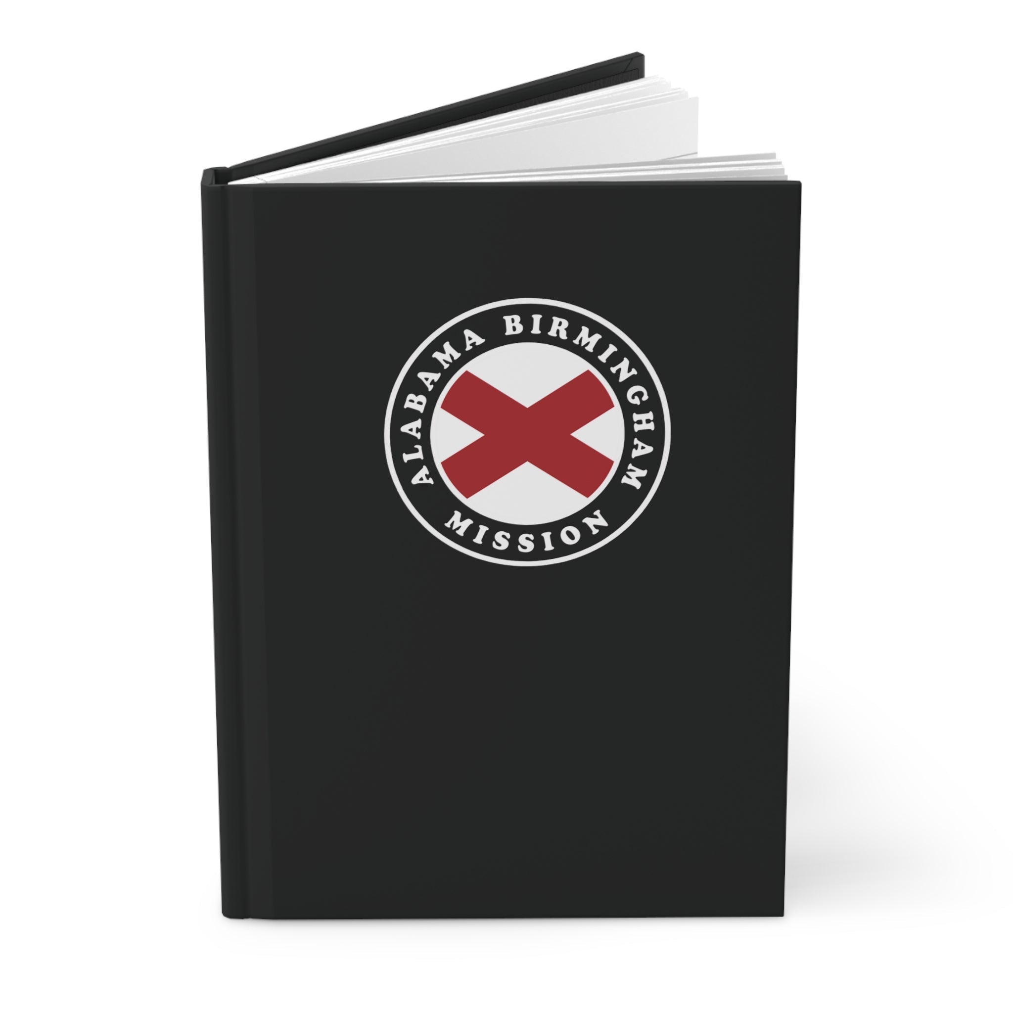 Alabama Birmingham Mission Logo Design Black Hardcover Journal Matte - Mission Wishlist - LDS Missionary Gift Store