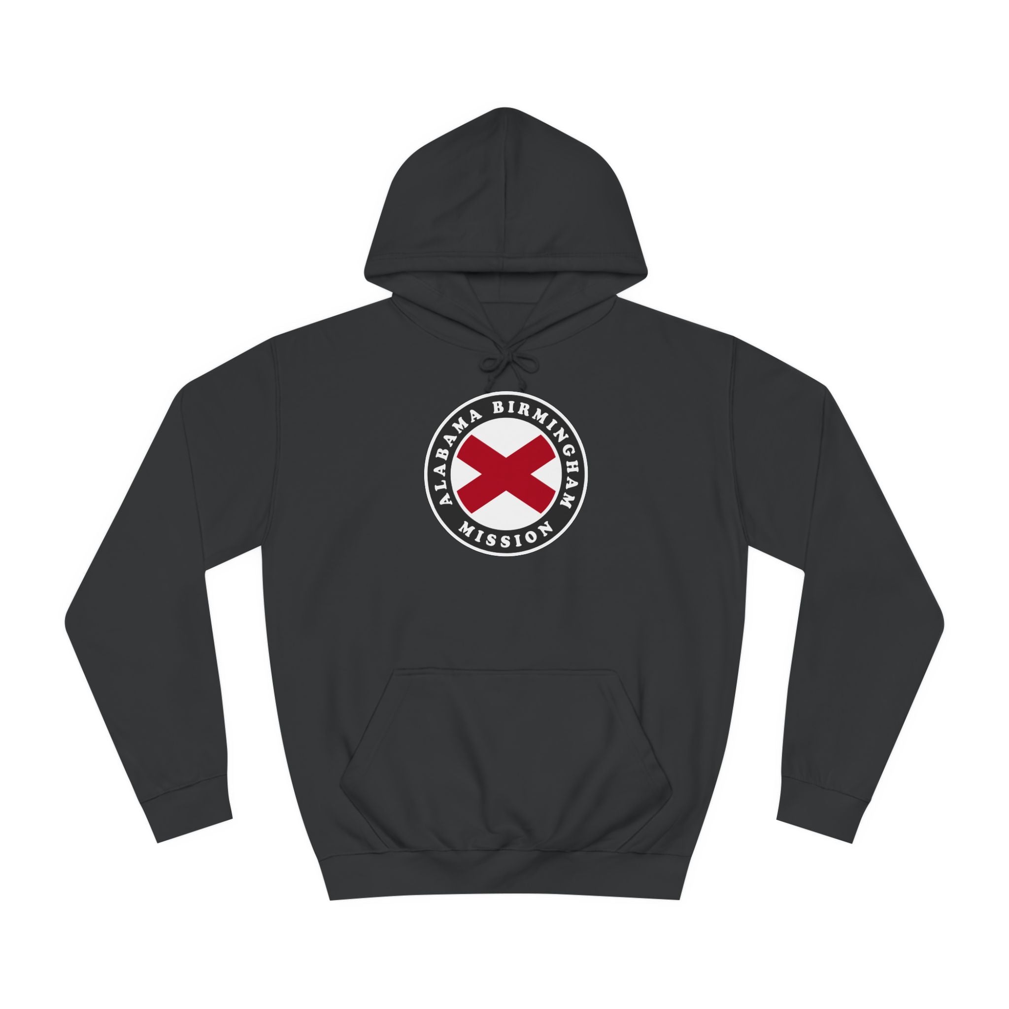 Alabama Birmingham Mission State Flag Logo (Black Border) College Hoodie - Mission Wishlist - LDS Missionary Gift Store