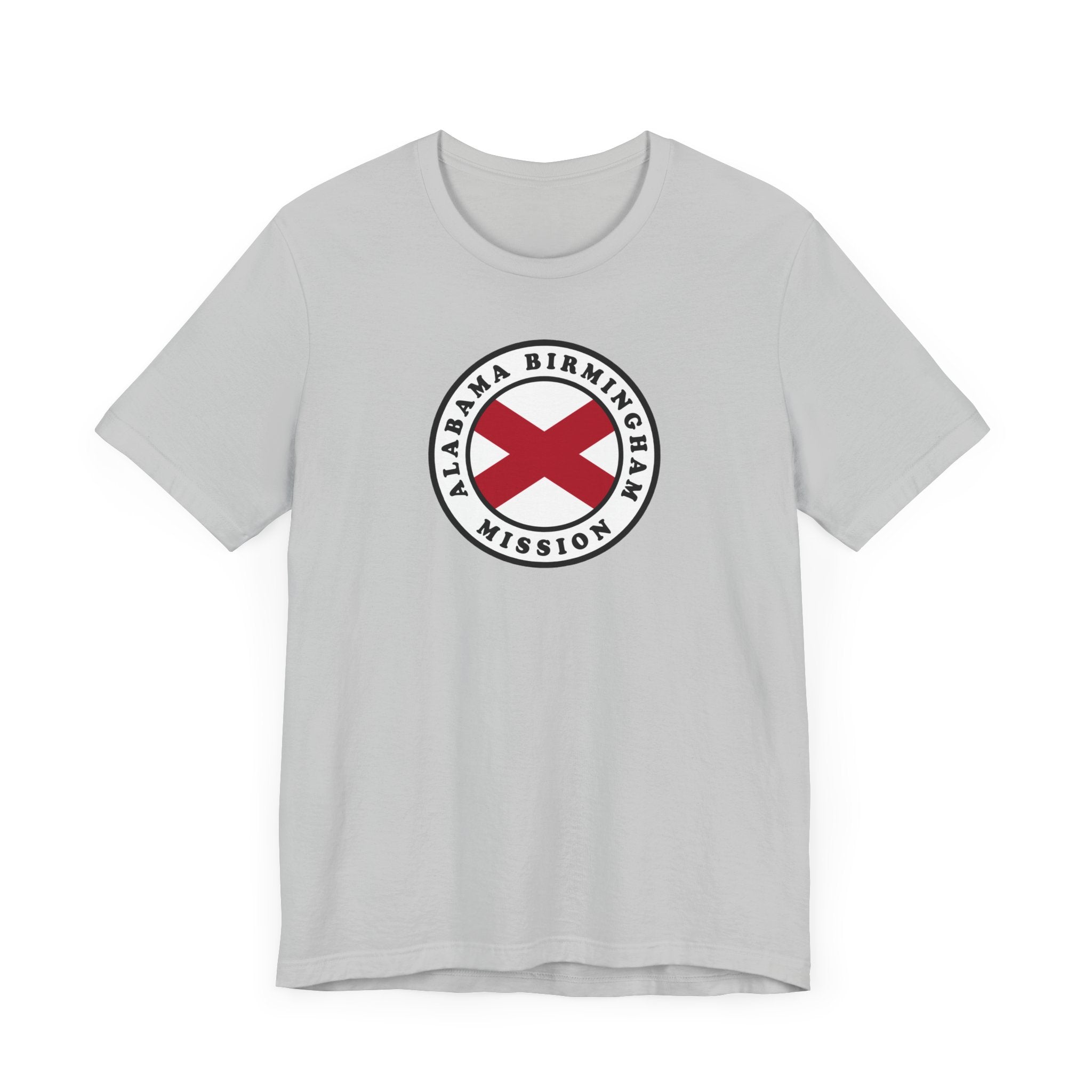 Alabama Birmingham Mission State Flag Logo (White Border) T-shirt - Latter-Day Saint LDS Missionary Gift - Book of Mormon