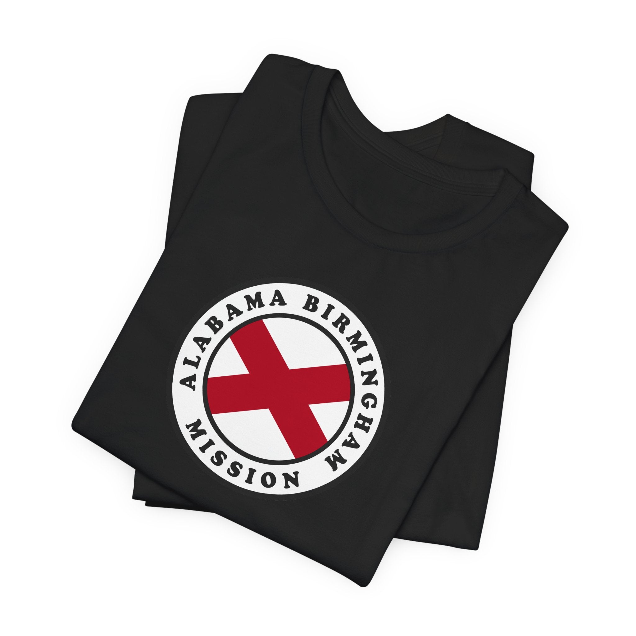 Alabama Birmingham Mission State Flag Logo (White Border) T-shirt - Latter-Day Saint LDS Missionary Gift - Book of Mormon