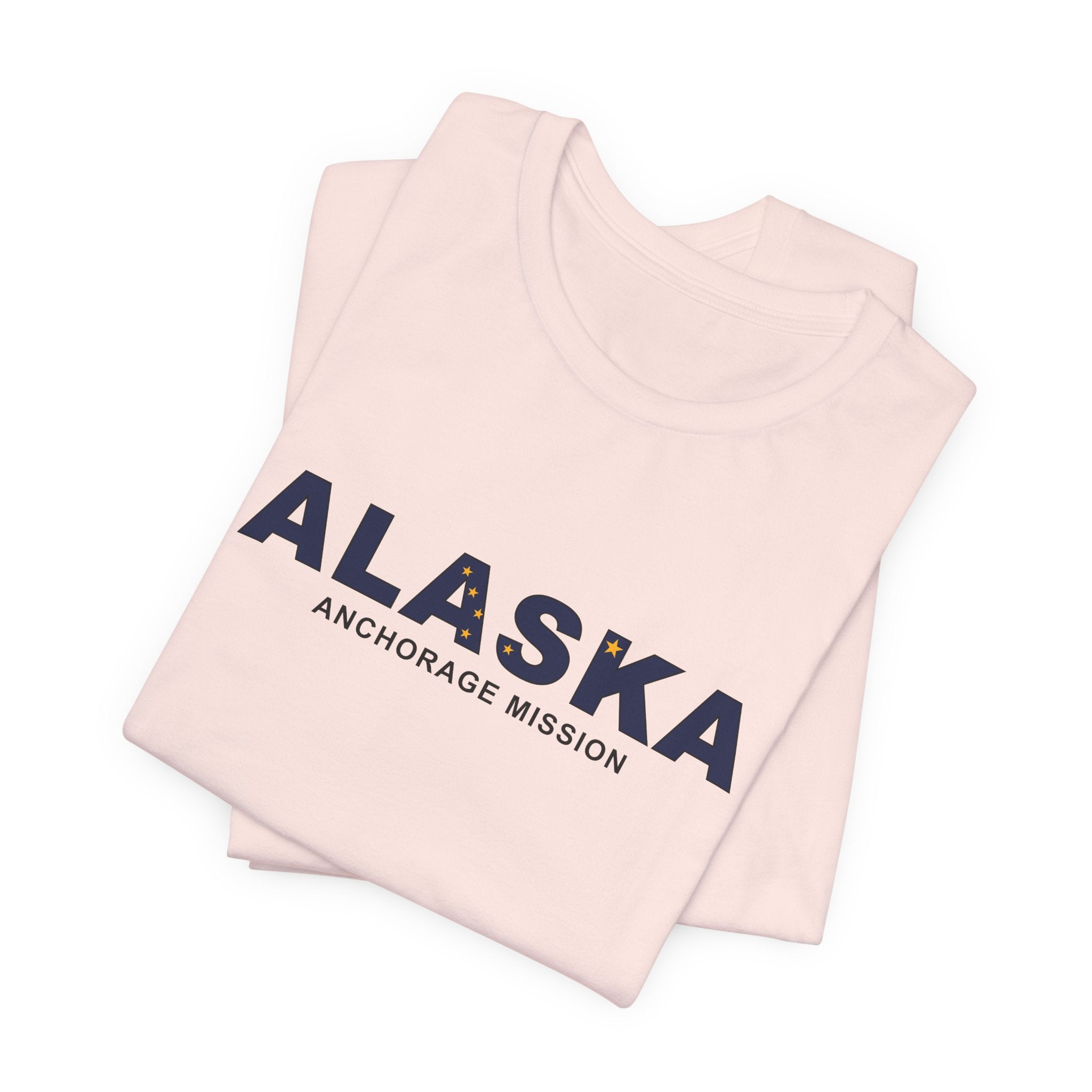 Alaska Anchorage Mission Flag Title T-shirt - Mission Wishlist - LDS Missionary Gift Store