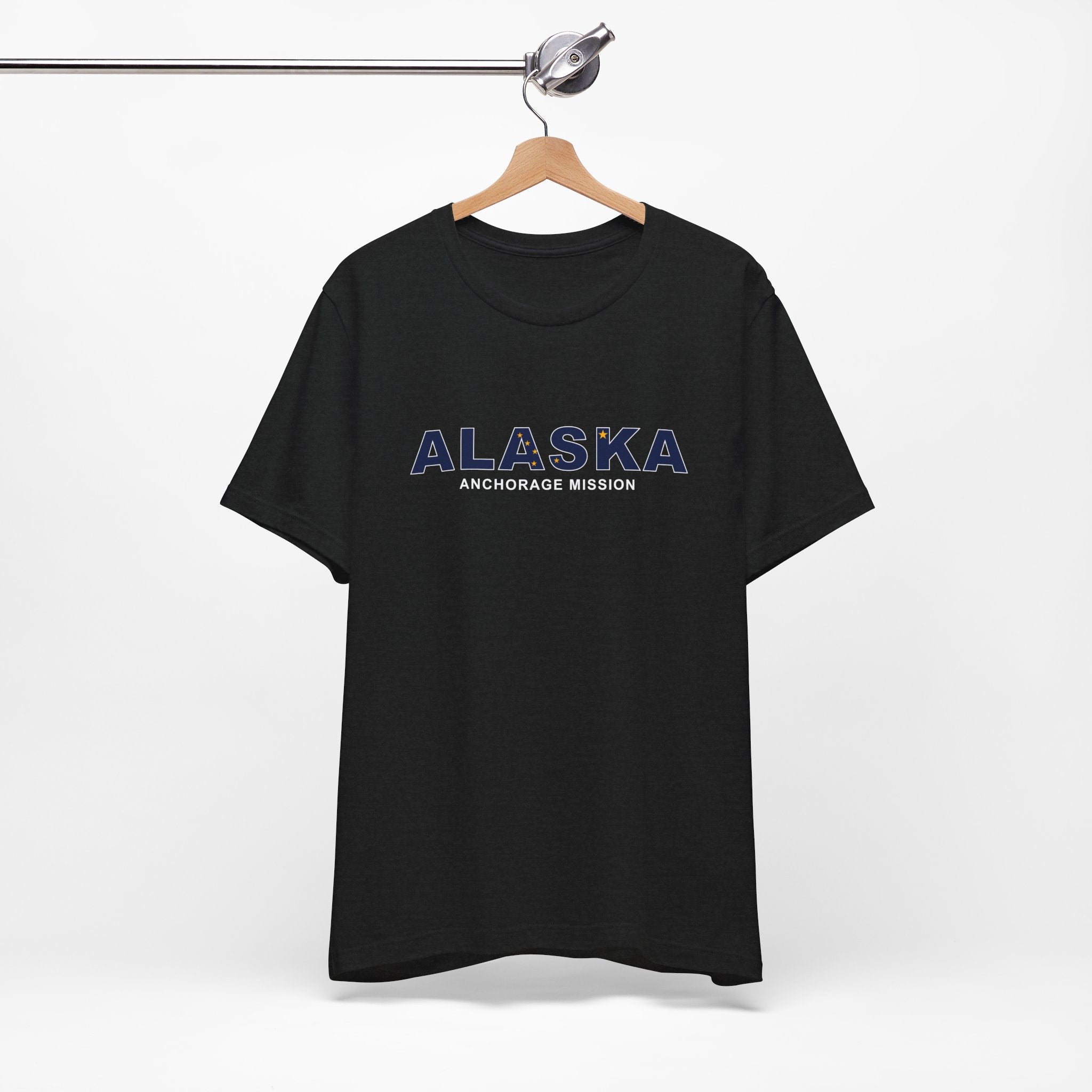 Alaska Anchorage Mission Flag Title T-shirt - Mission Wishlist - LDS Missionary Gift Store