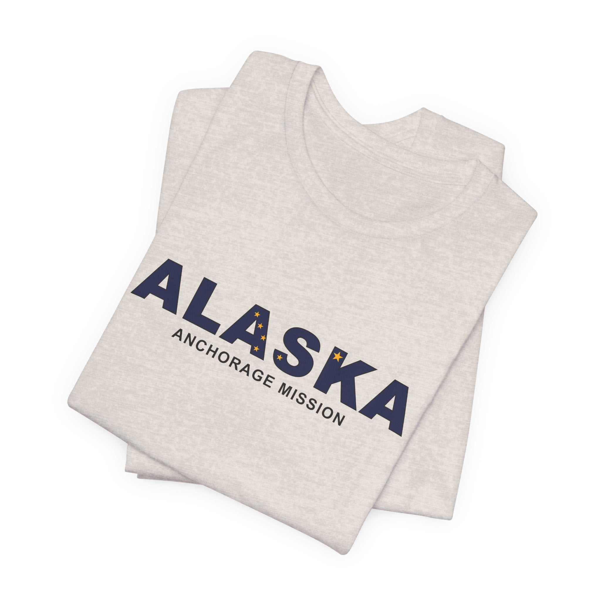 Alaska Anchorage Mission Flag Title T-shirt - Mission Wishlist - LDS Missionary Gift Store