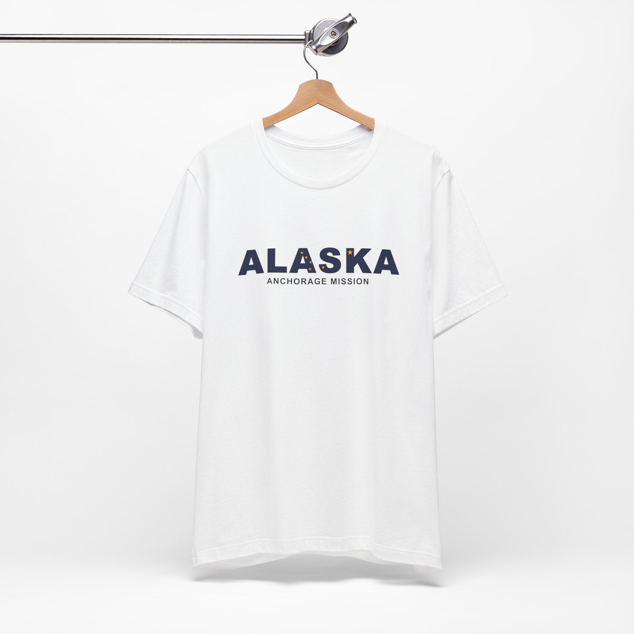 Alaska Anchorage Mission Flag Title T-shirt - Mission Wishlist - LDS Missionary Gift Store