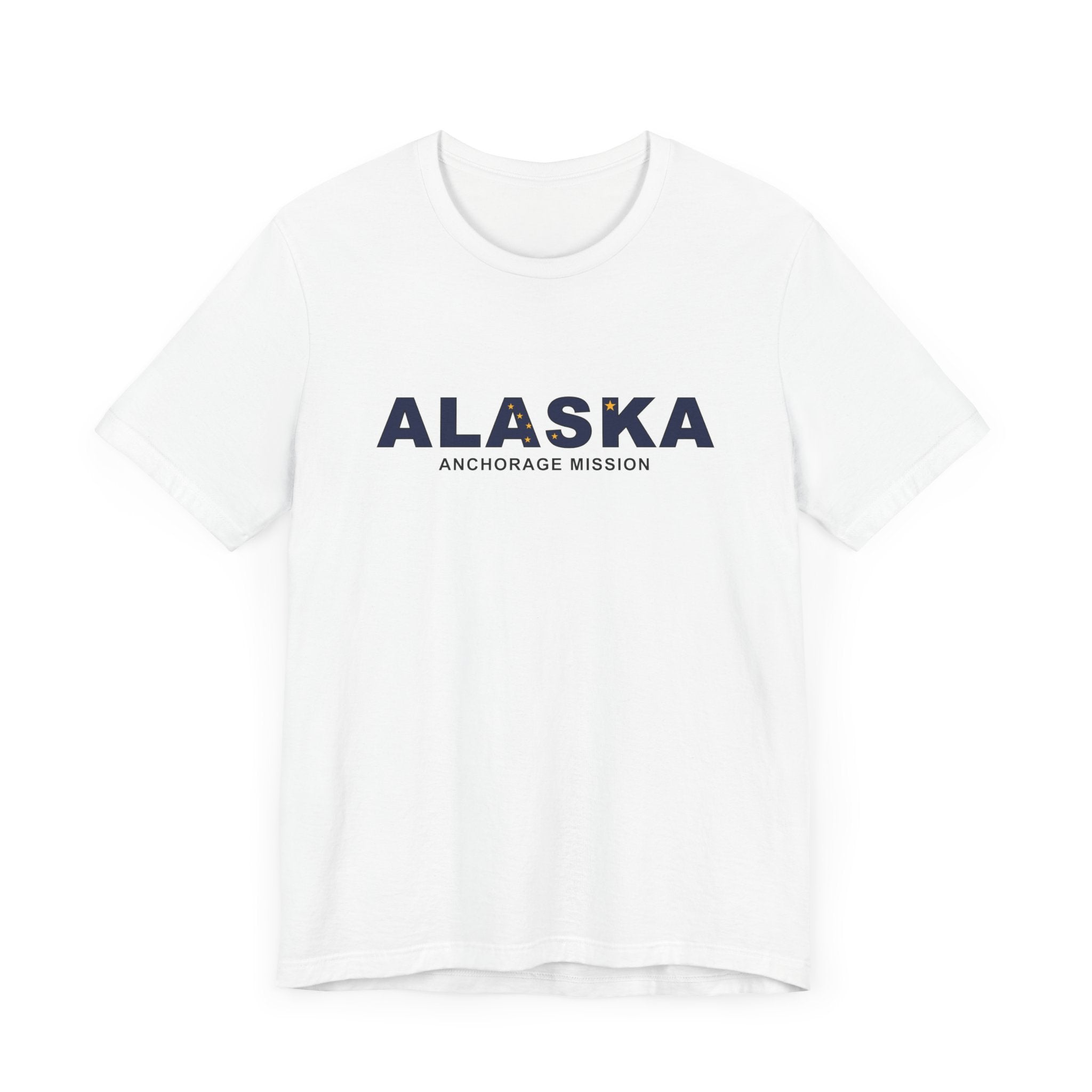 Alaska Anchorage Mission Flag Title T-shirt - Mission Wishlist - LDS Missionary Gift Store