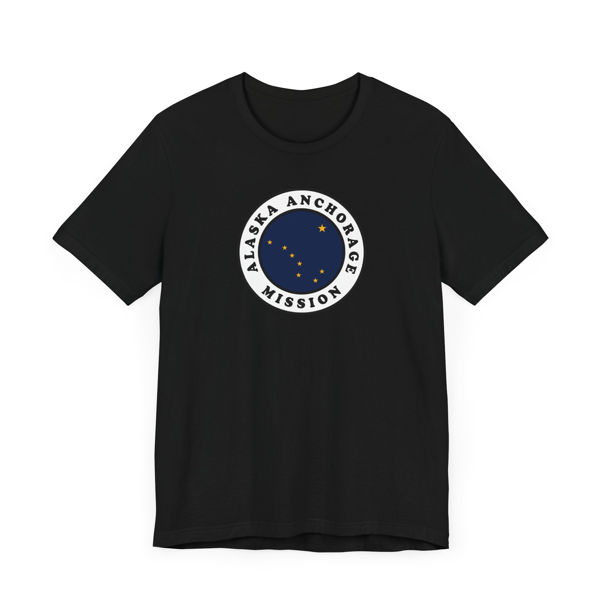 Alaska Anchorage Mission State Flag Logo (White Border) T-shirt - Mission Wishlist - LDS Missionary Gift Store