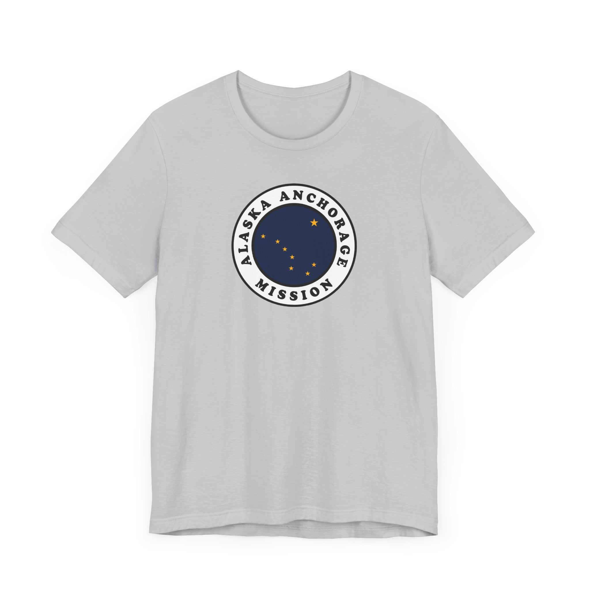 Alaska Anchorage Mission State Flag Logo (White Border) T-shirt - Mission Wishlist - LDS Missionary Gift Store