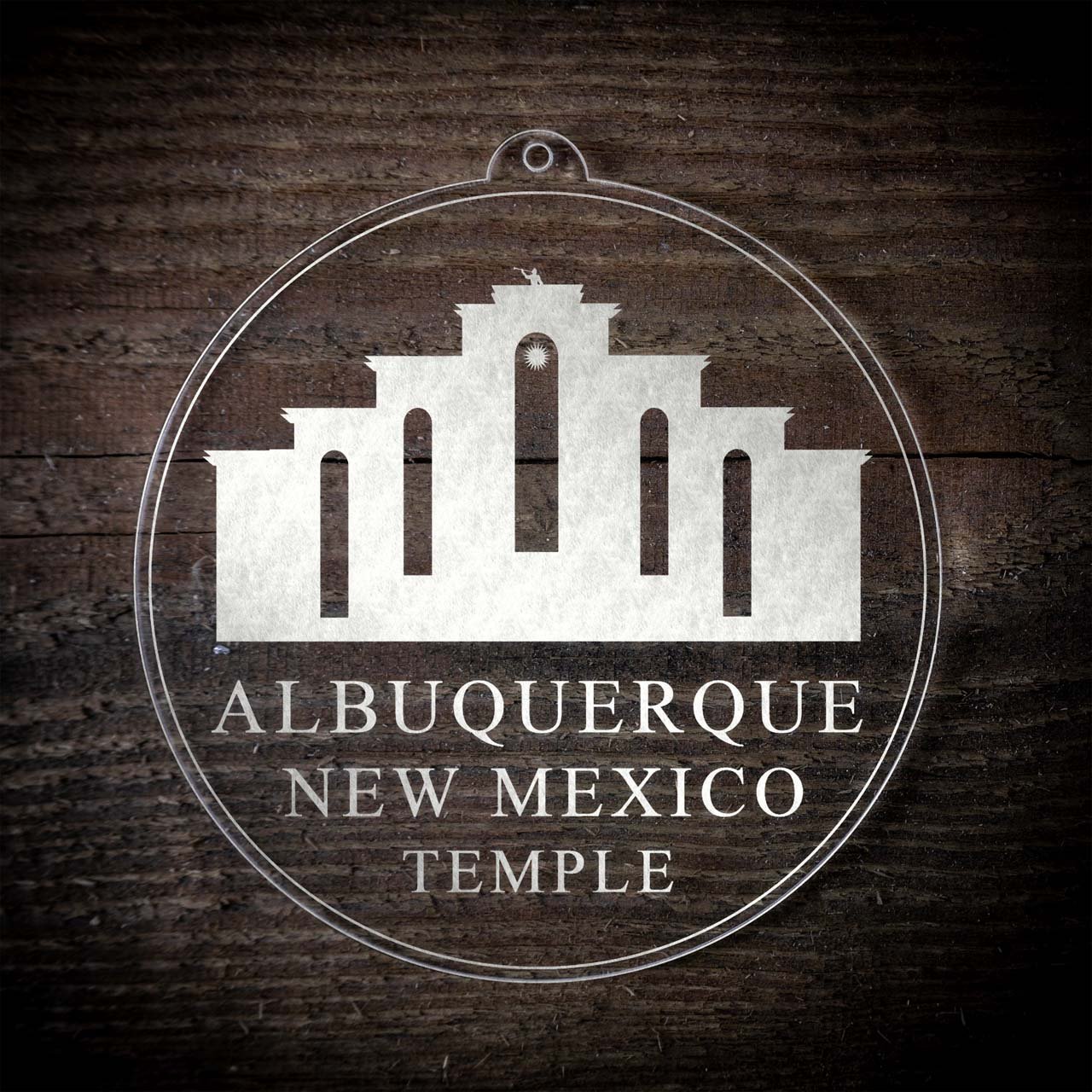 Albuquerque New Mexico Temple Christmas Ornament - Latter-Day Saint LDS Missionary Gift - Book of Mormon
