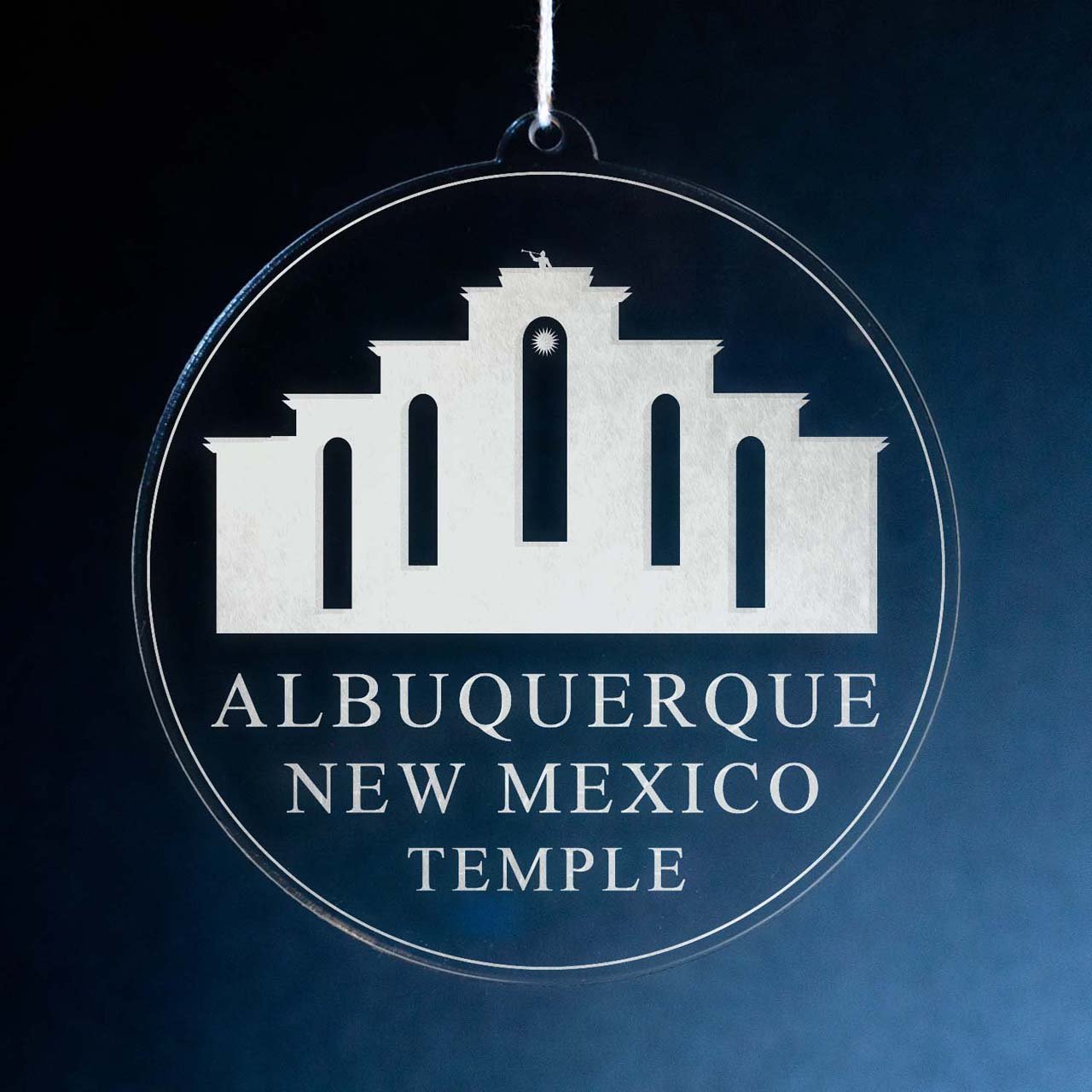 Albuquerque New Mexico Temple Christmas Ornament - Latter-Day Saint LDS Missionary Gift - Book of Mormon