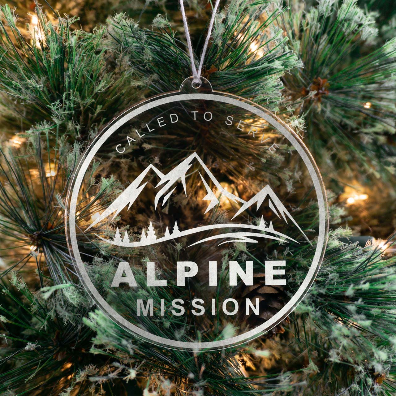 Alpine German-Speaking Mission (Munich) Christmas Ornament - Latter-Day Saint LDS Missionary Gift - Book of Mormon
