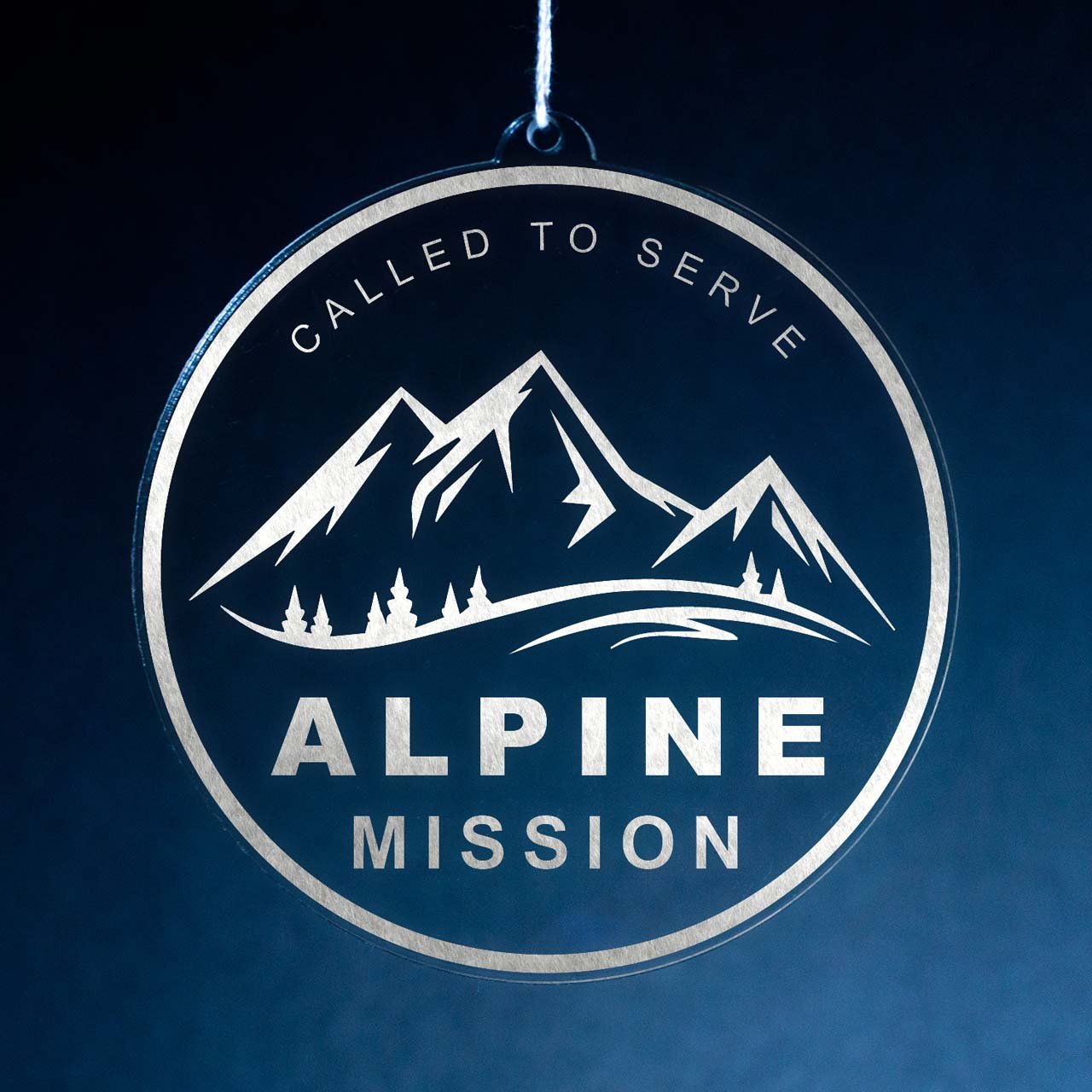 Alpine German-Speaking Mission (Munich) Christmas Ornament - Latter-Day Saint LDS Missionary Gift - Book of Mormon