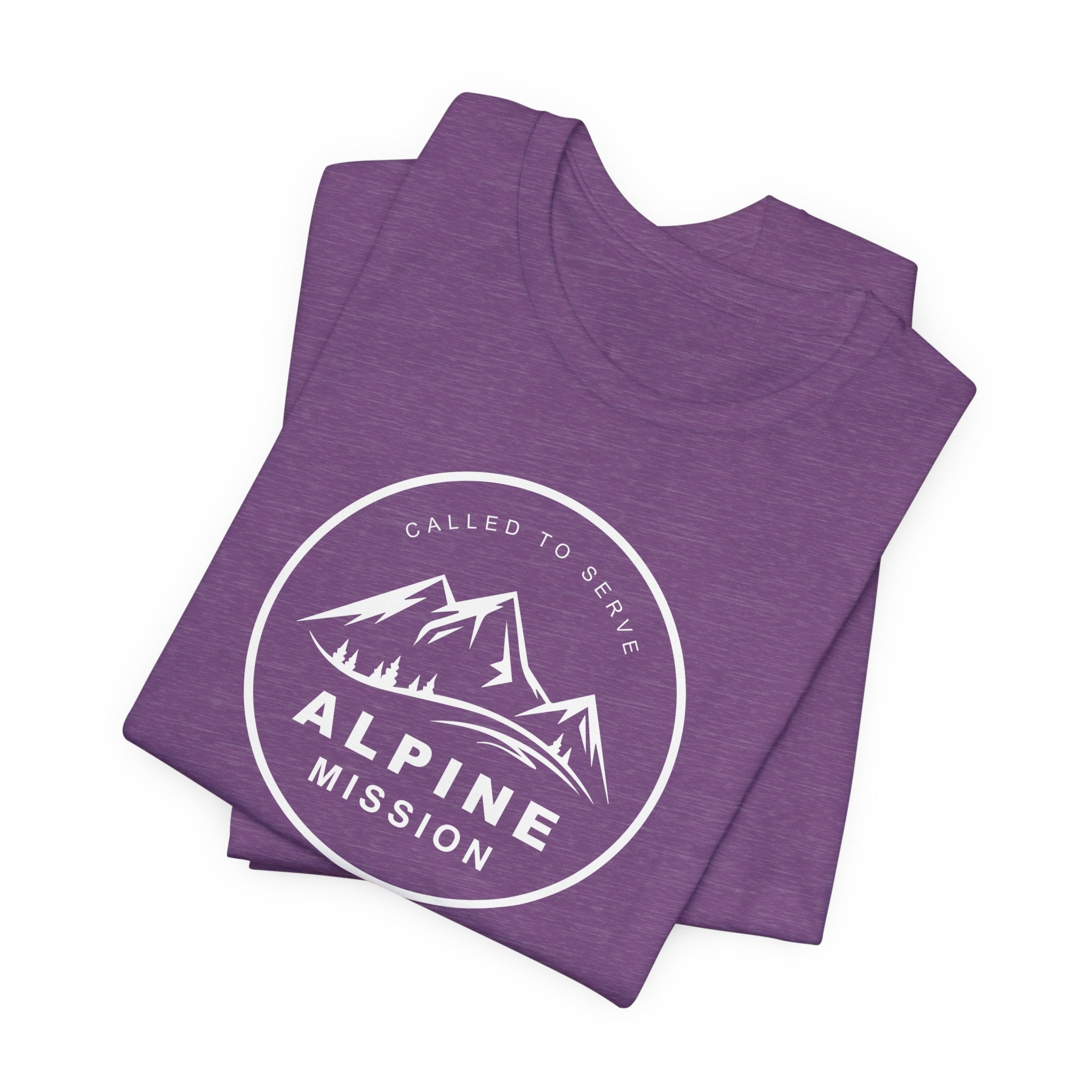 Alpine Mission Circular Monochrome Logo T-Shirt - Mission Wishlist - LDS Missionary Gift Store