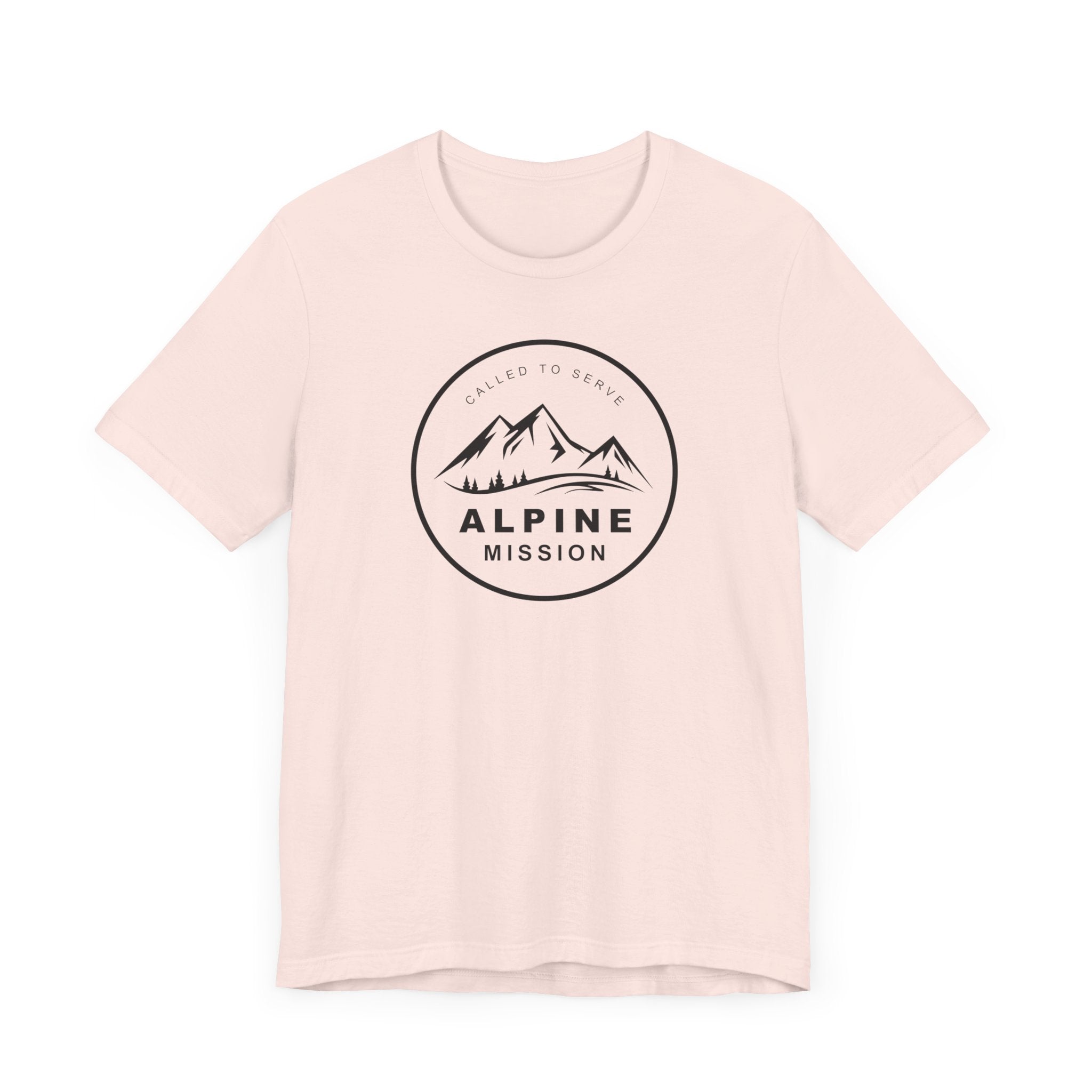 Alpine Mission Circular Monochrome Logo T-Shirt - Mission Wishlist - LDS Missionary Gift Store