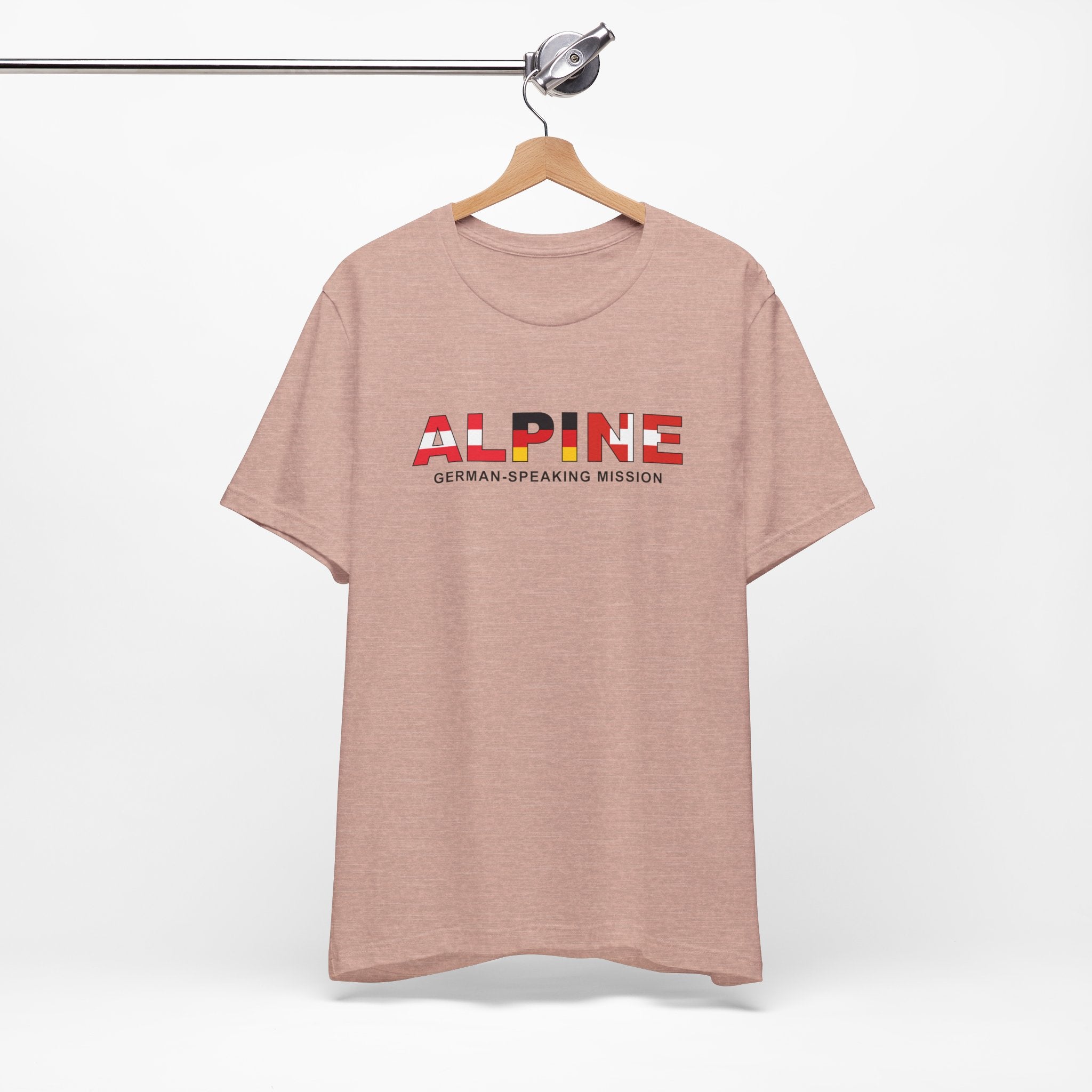 Alpine Mission Flag Title T-shirt - Mission Wishlist - LDS Missionary Gift Store