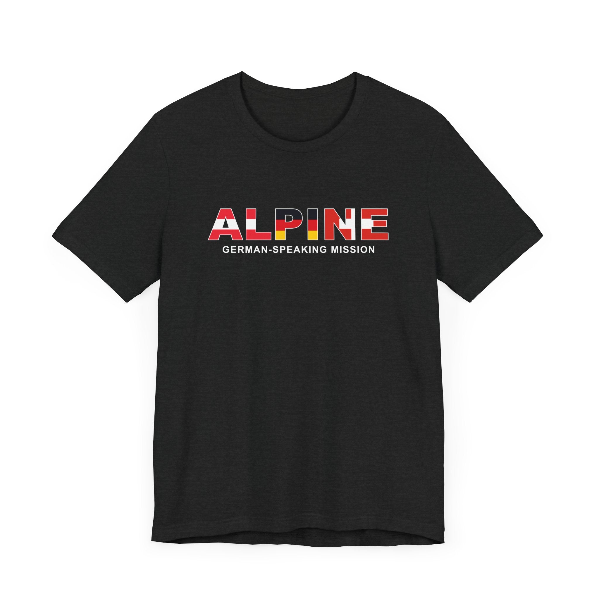 Alpine Mission Flag Title T-shirt - Mission Wishlist - LDS Missionary Gift Store