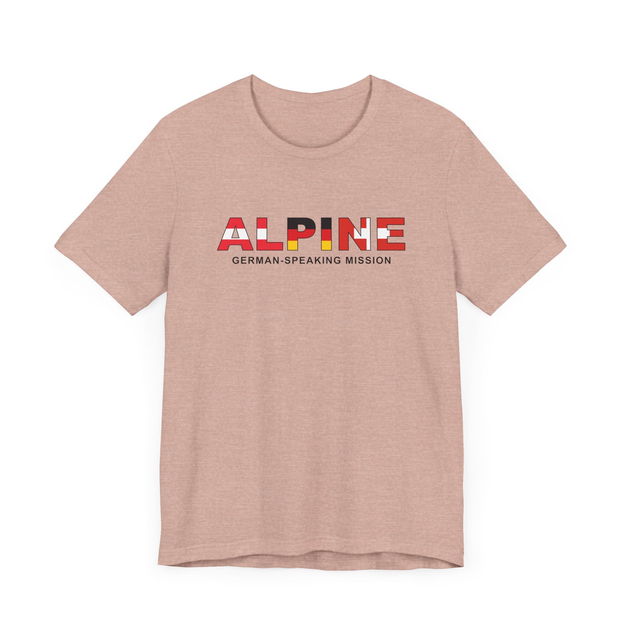 Alpine Mission Flag Title T-shirt - Mission Wishlist - LDS Missionary Gift Store