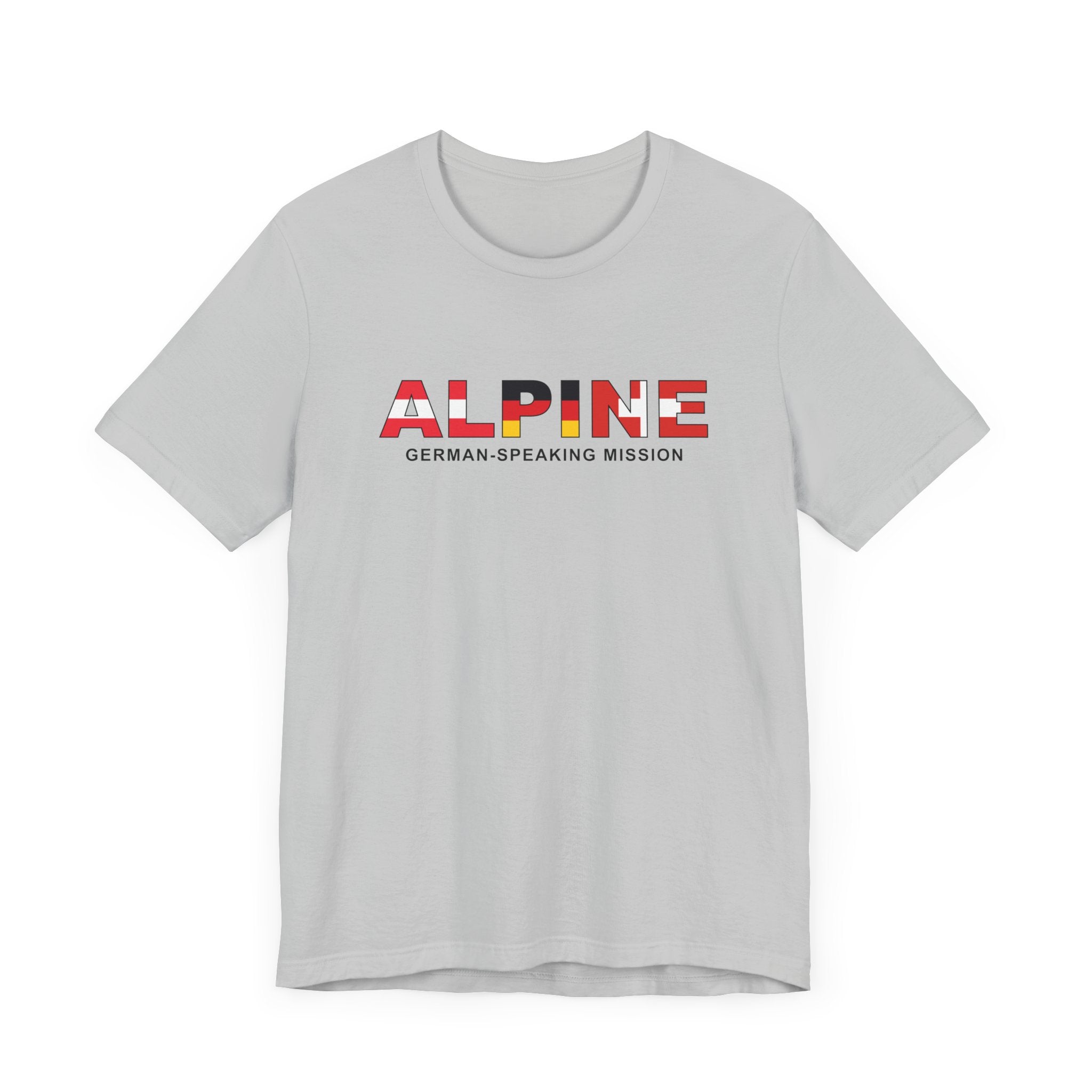 Alpine Mission Flag Title T-shirt - Mission Wishlist - LDS Missionary Gift Store