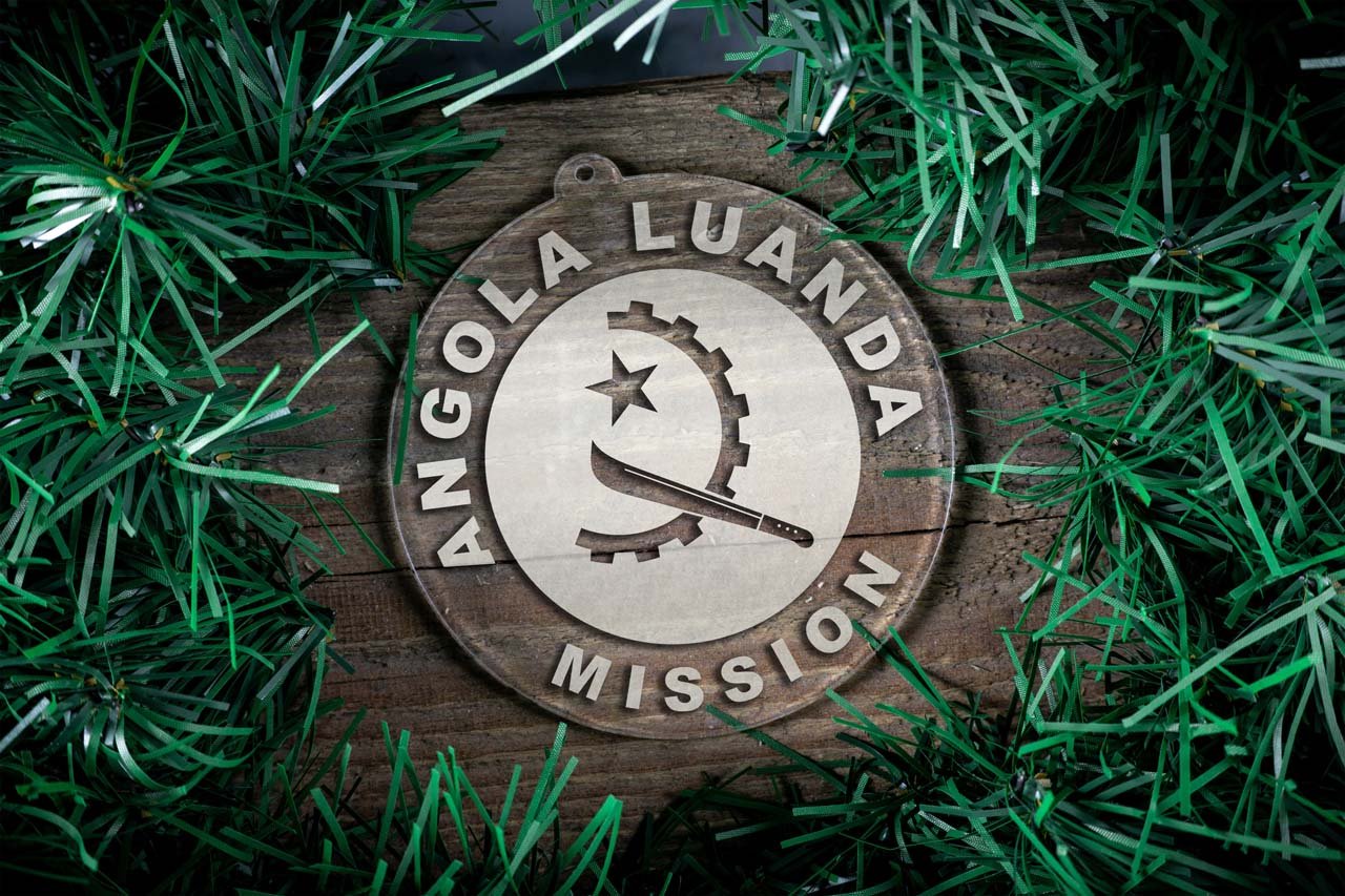 Angola Luanda Mission Christmas Ornament - Latter-Day Saint LDS Missionary Gift - Book of Mormon