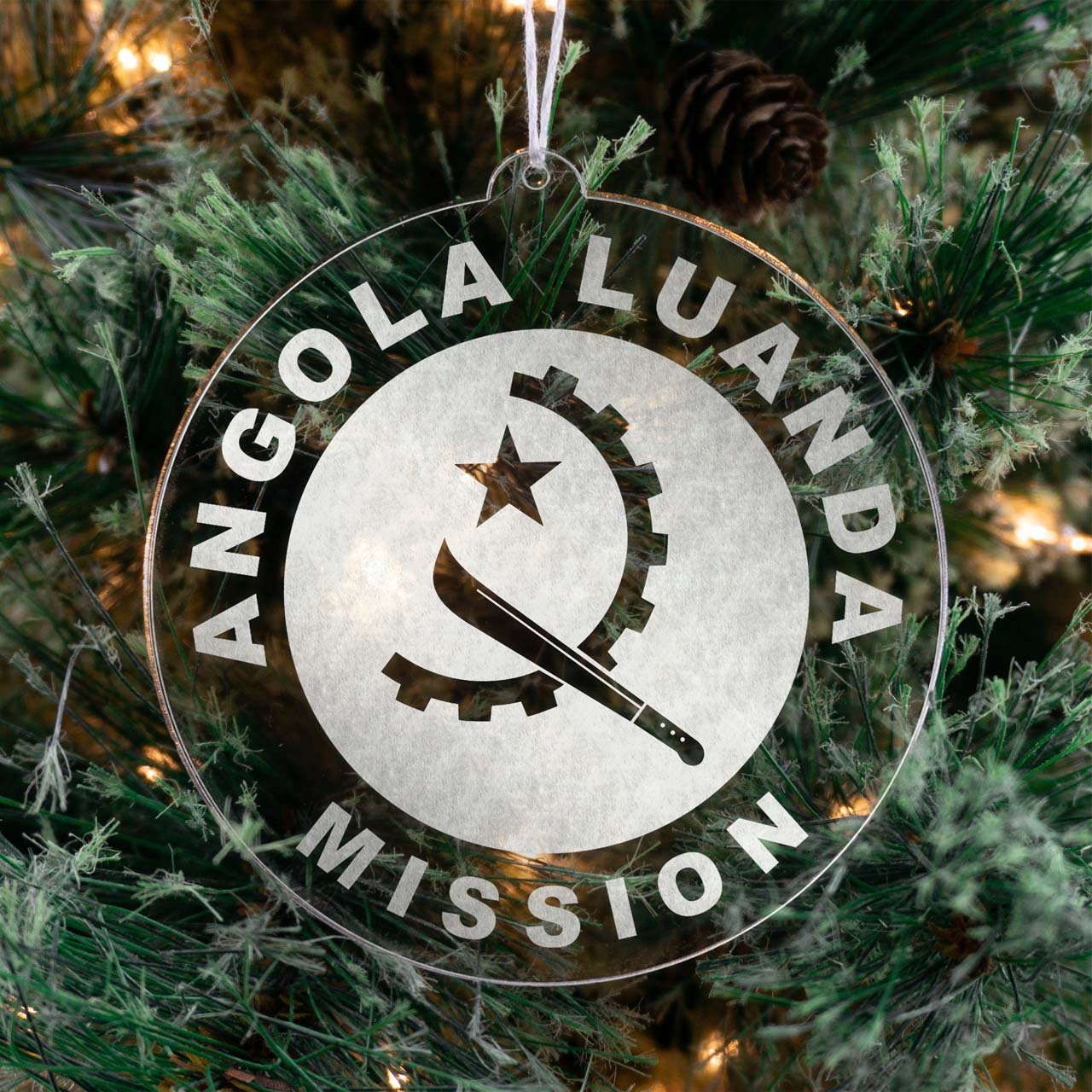 Angola Luanda Mission Christmas Ornament - Latter-Day Saint LDS Missionary Gift - Book of Mormon