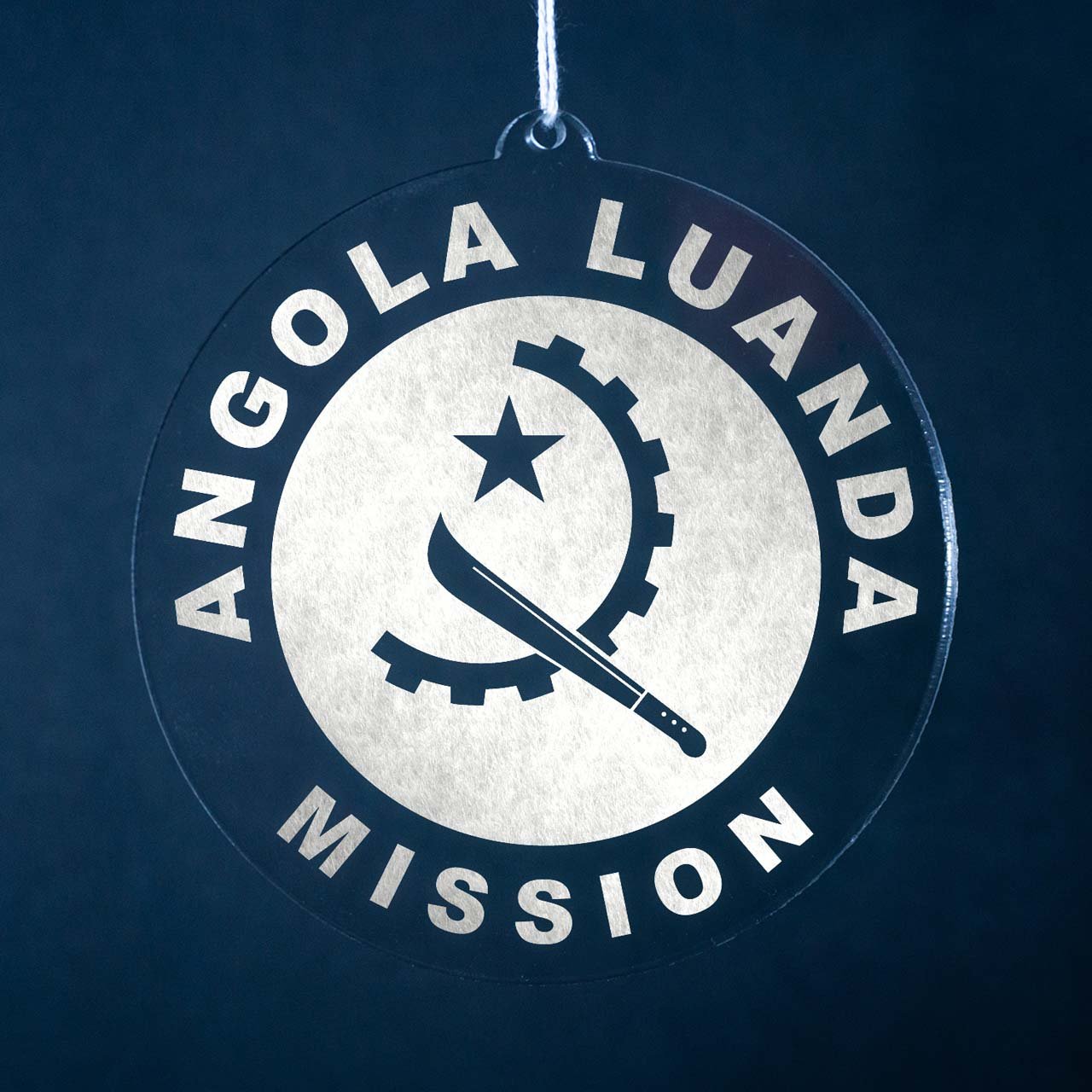 Angola Luanda Mission Christmas Ornament - Latter-Day Saint LDS Missionary Gift - Book of Mormon