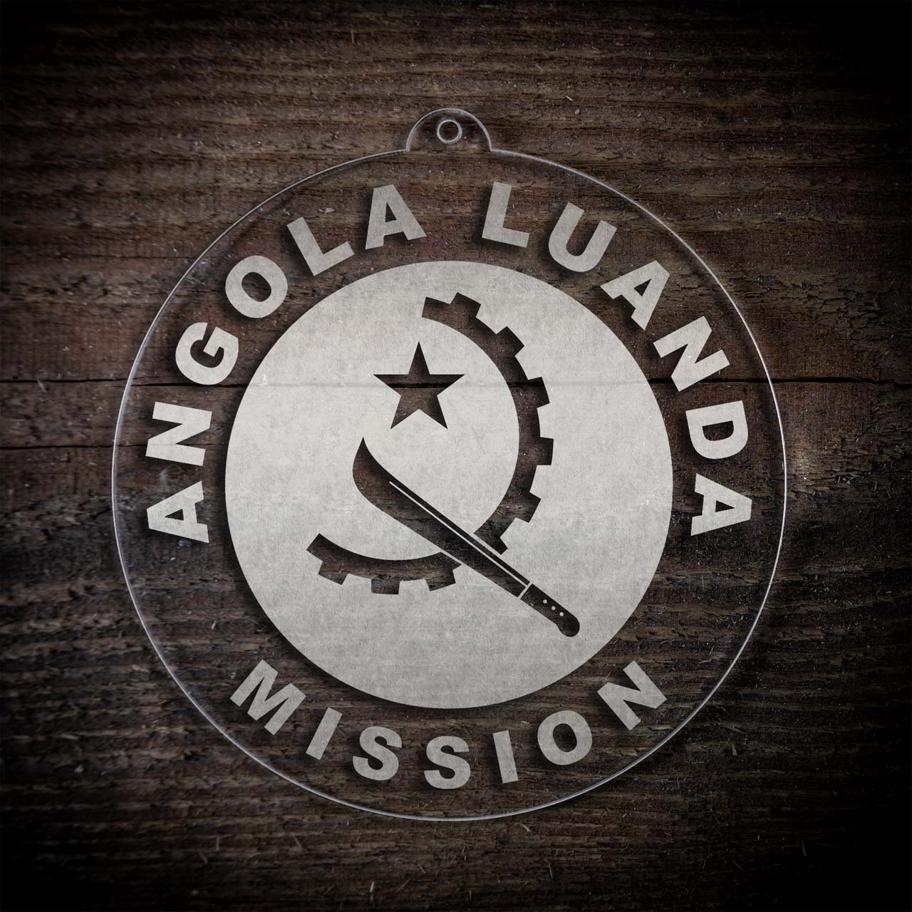 Angola Luanda Mission Christmas Ornament - Latter-Day Saint LDS Missionary Gift - Book of Mormon