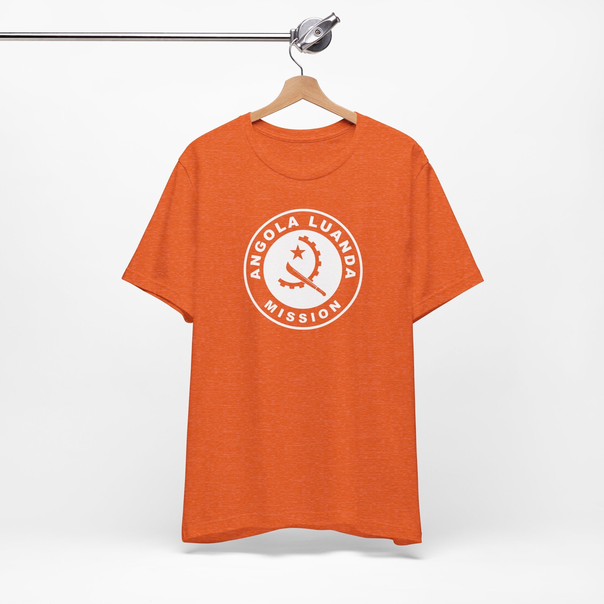 Angola Luanda Mission Circular Monochrome Logo T-Shirt - Mission Wishlist - LDS Missionary Gift Store