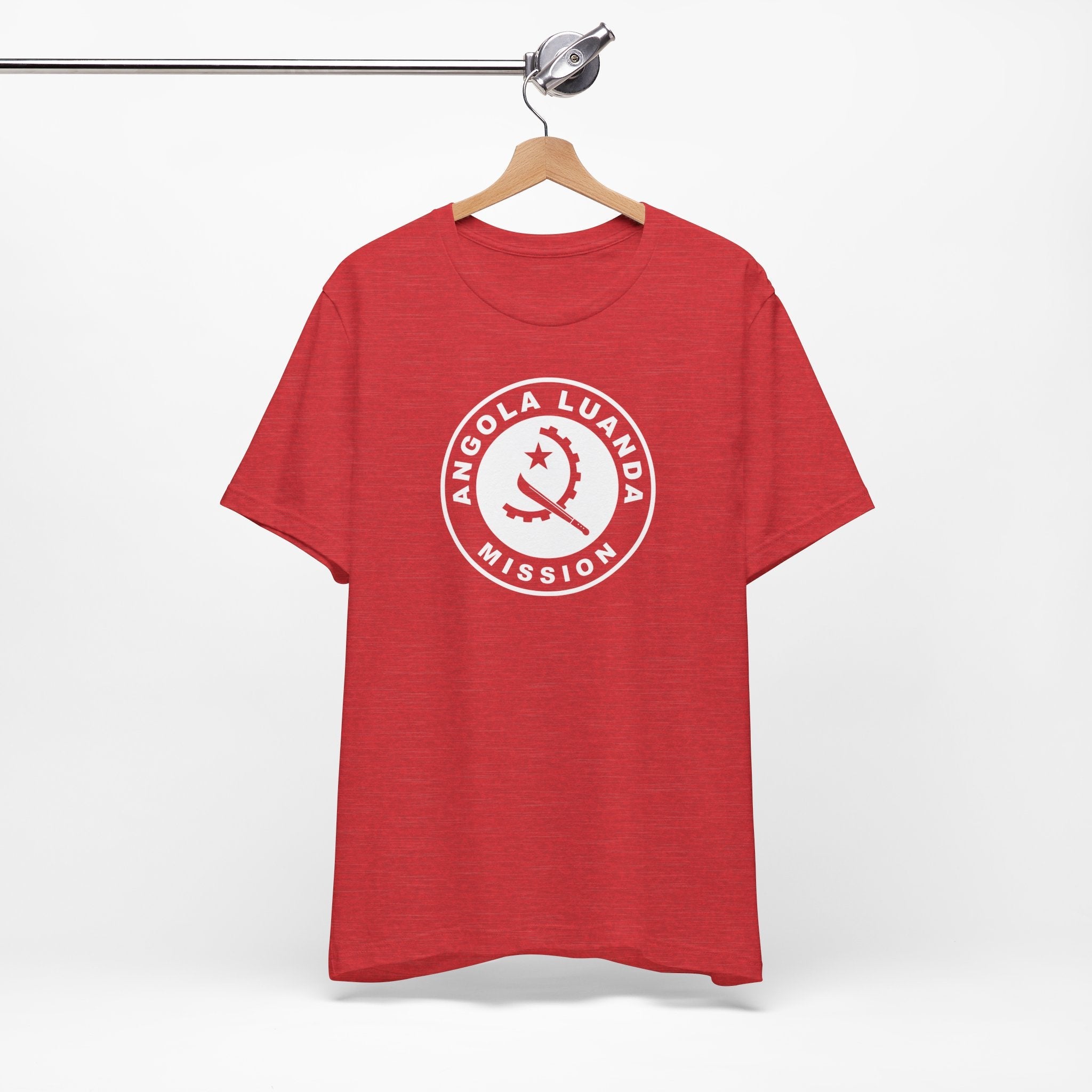Angola Luanda Mission Circular Monochrome Logo T-Shirt - Mission Wishlist - LDS Missionary Gift Store