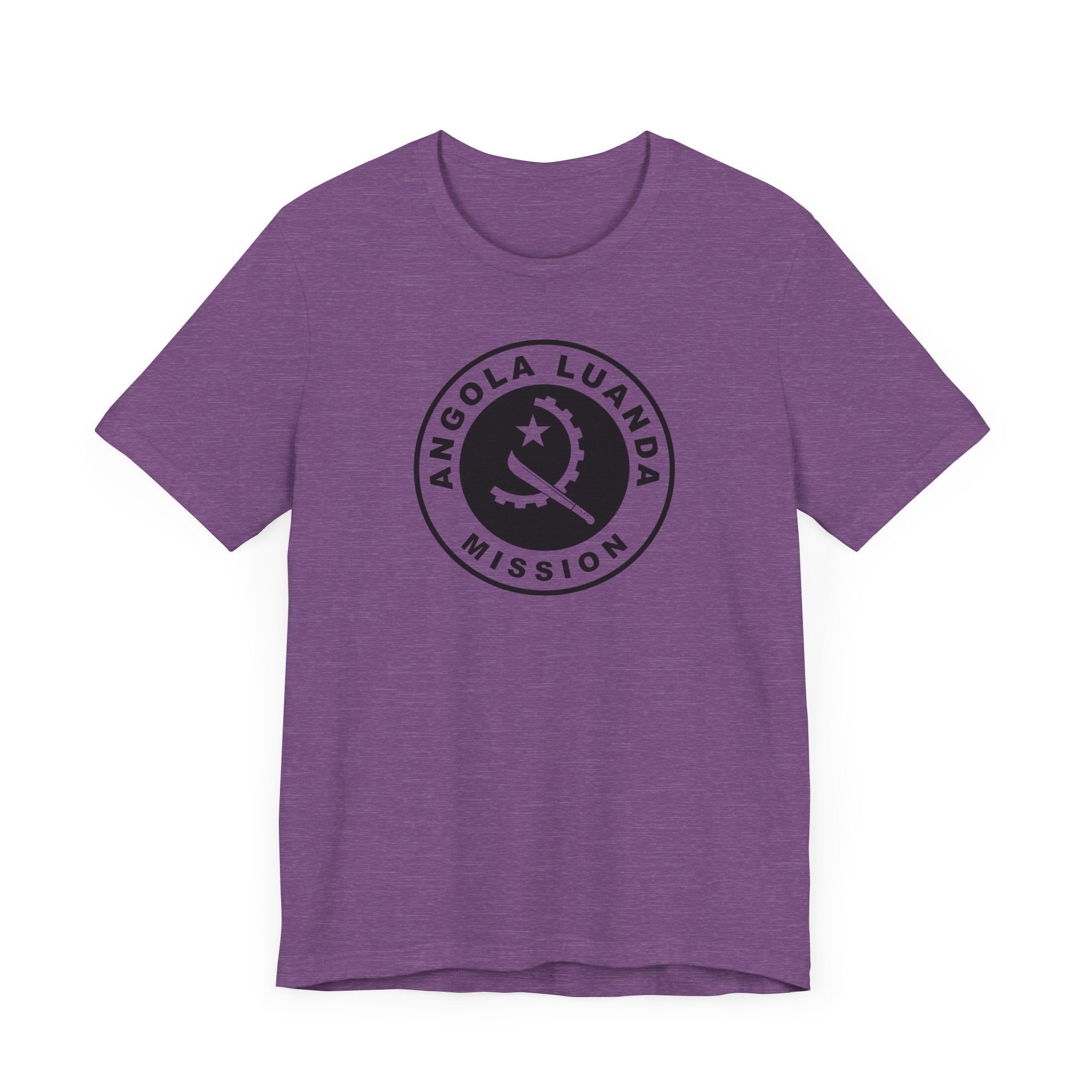 Angola Luanda Mission Circular Monochrome Logo T-Shirt - Mission Wishlist - LDS Missionary Gift Store