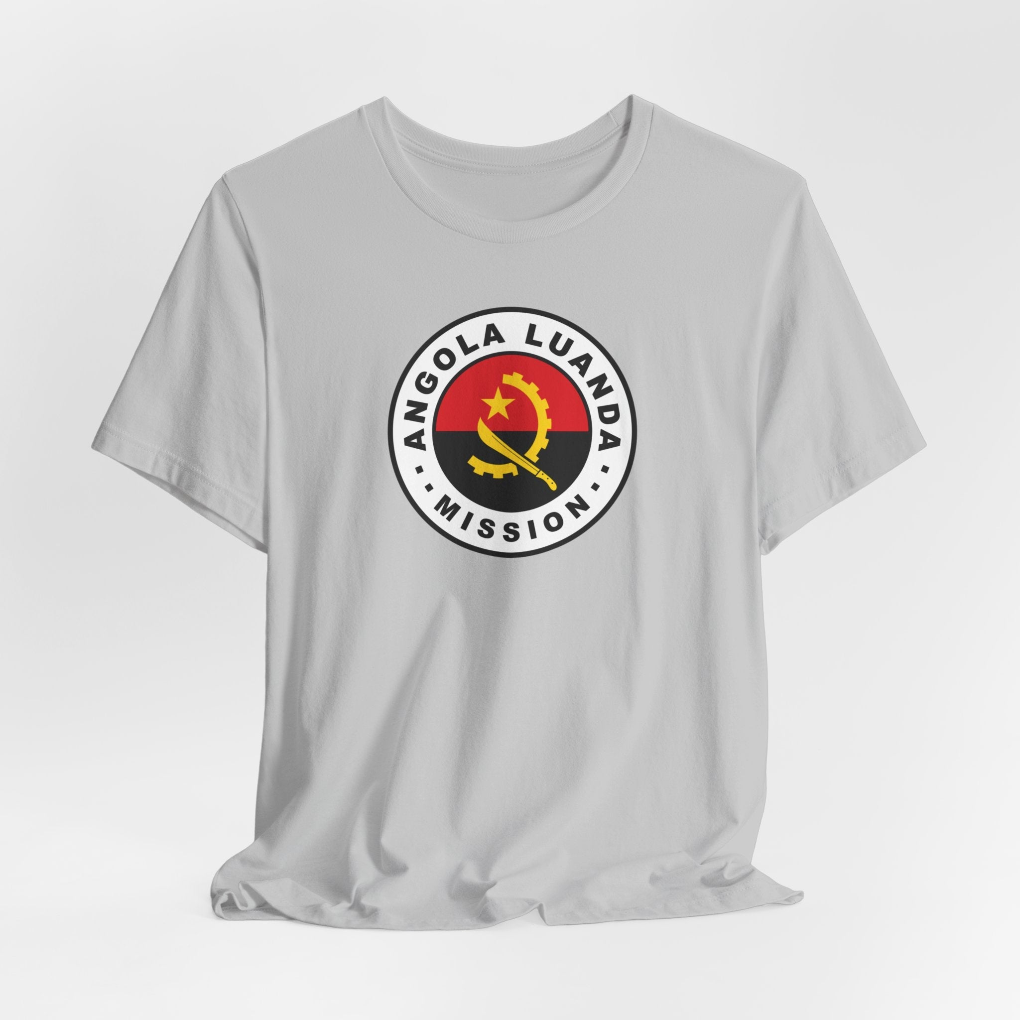Angola Luanda Mission Flag Logo (White Border) T-shirt - Mission Wishlist - LDS Missionary Gift Store