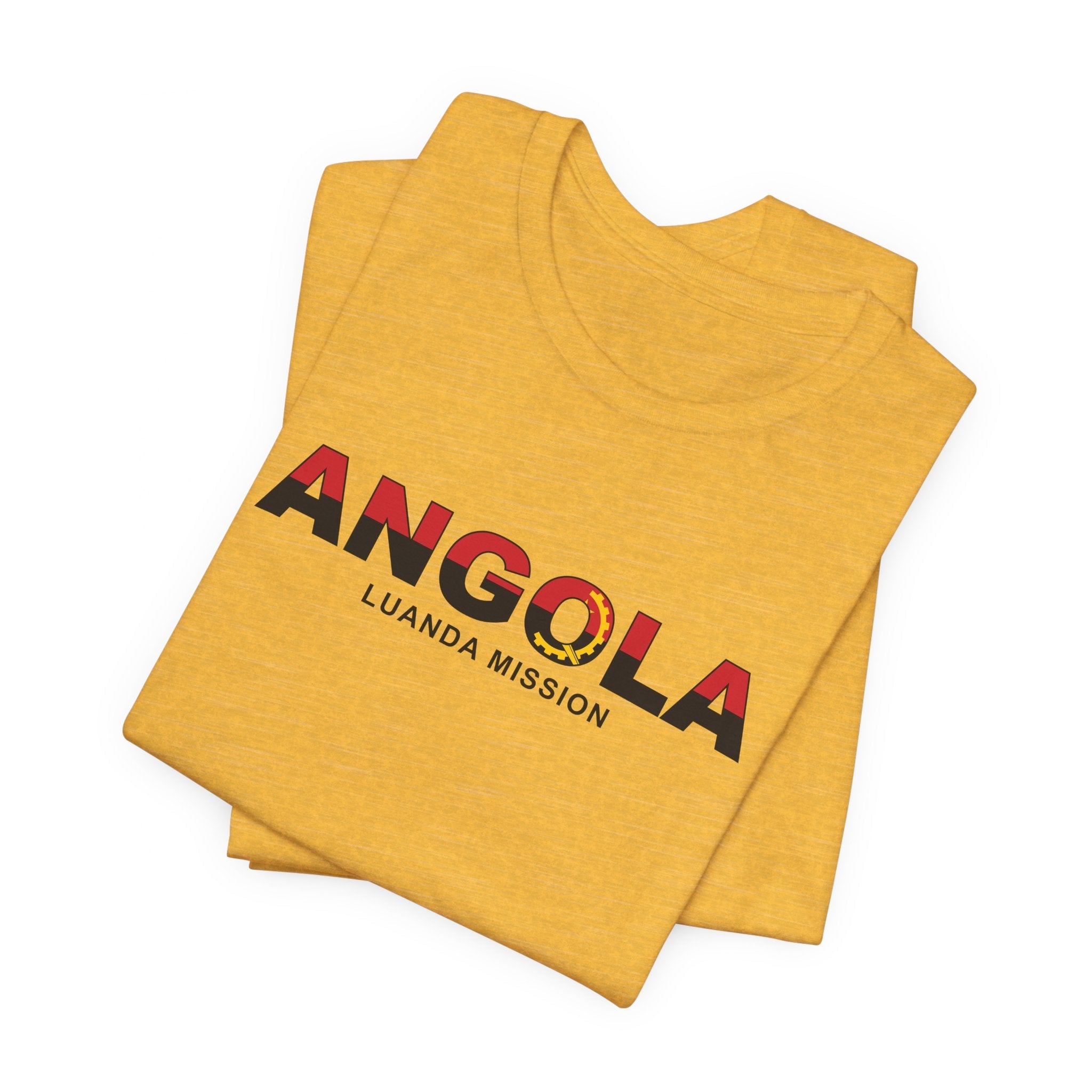 Angola Luanda Mission Flag Title T-shirt - Mission Wishlist - LDS Missionary Gift Store