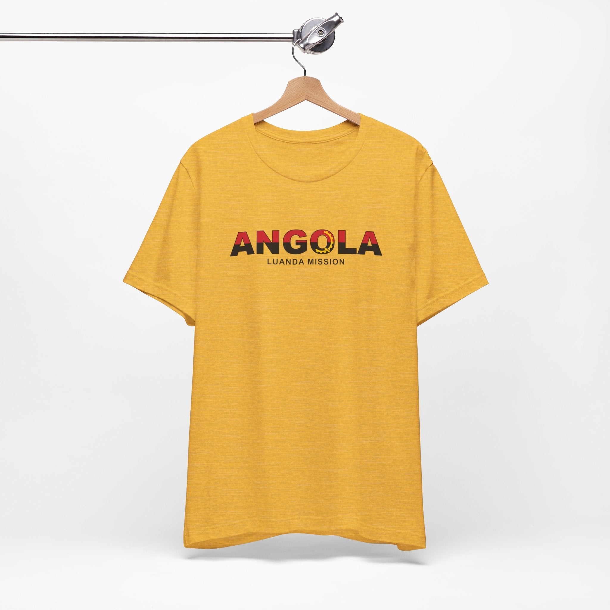 Angola Luanda Mission Flag Title T-shirt - Mission Wishlist - LDS Missionary Gift Store