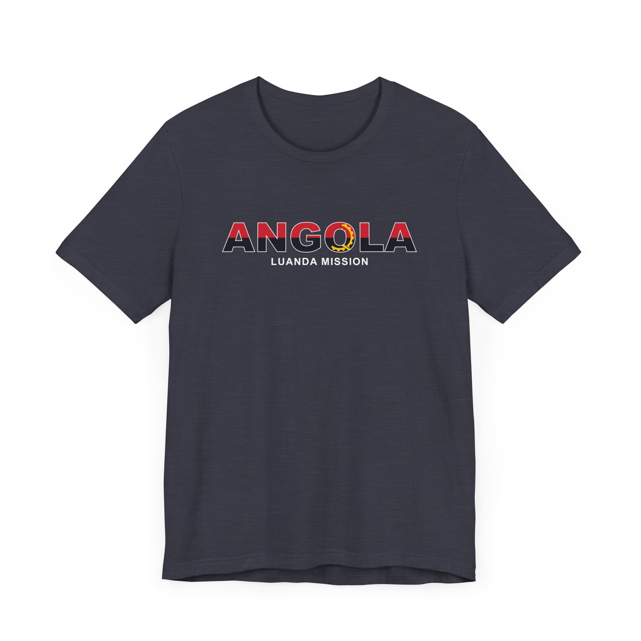Angola Luanda Mission Flag Title T-shirt - Mission Wishlist - LDS Missionary Gift Store