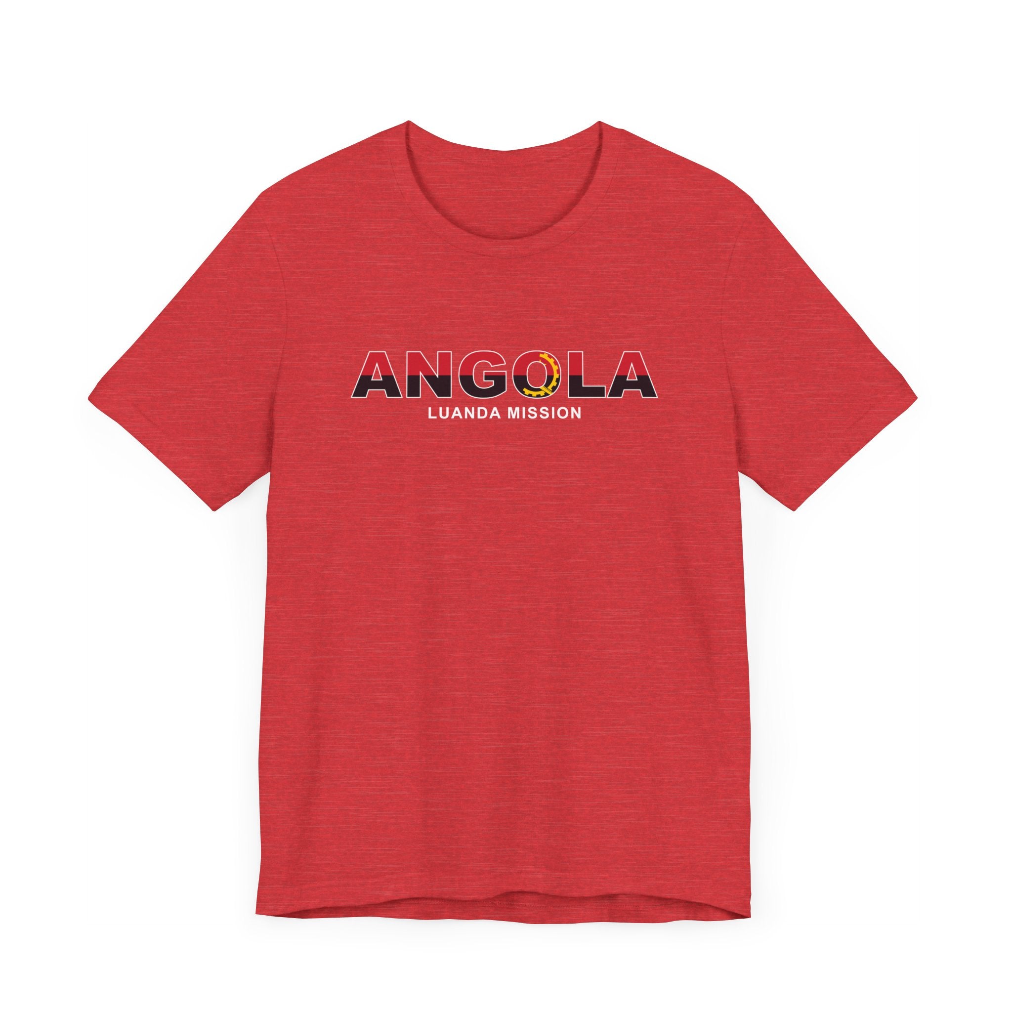 Angola Luanda Mission Flag Title T-shirt - Mission Wishlist - LDS Missionary Gift Store