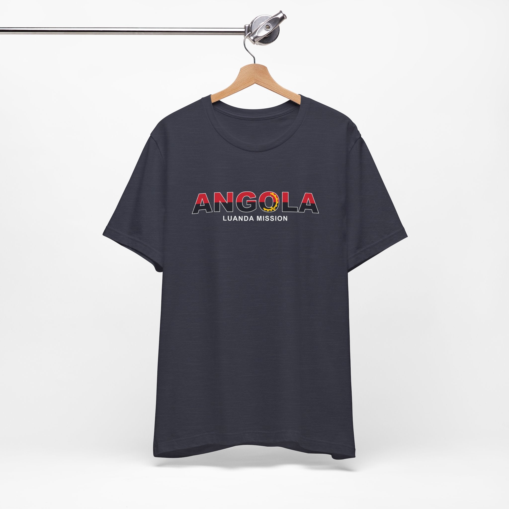 Angola Luanda Mission Flag Title T-shirt - Mission Wishlist - LDS Missionary Gift Store
