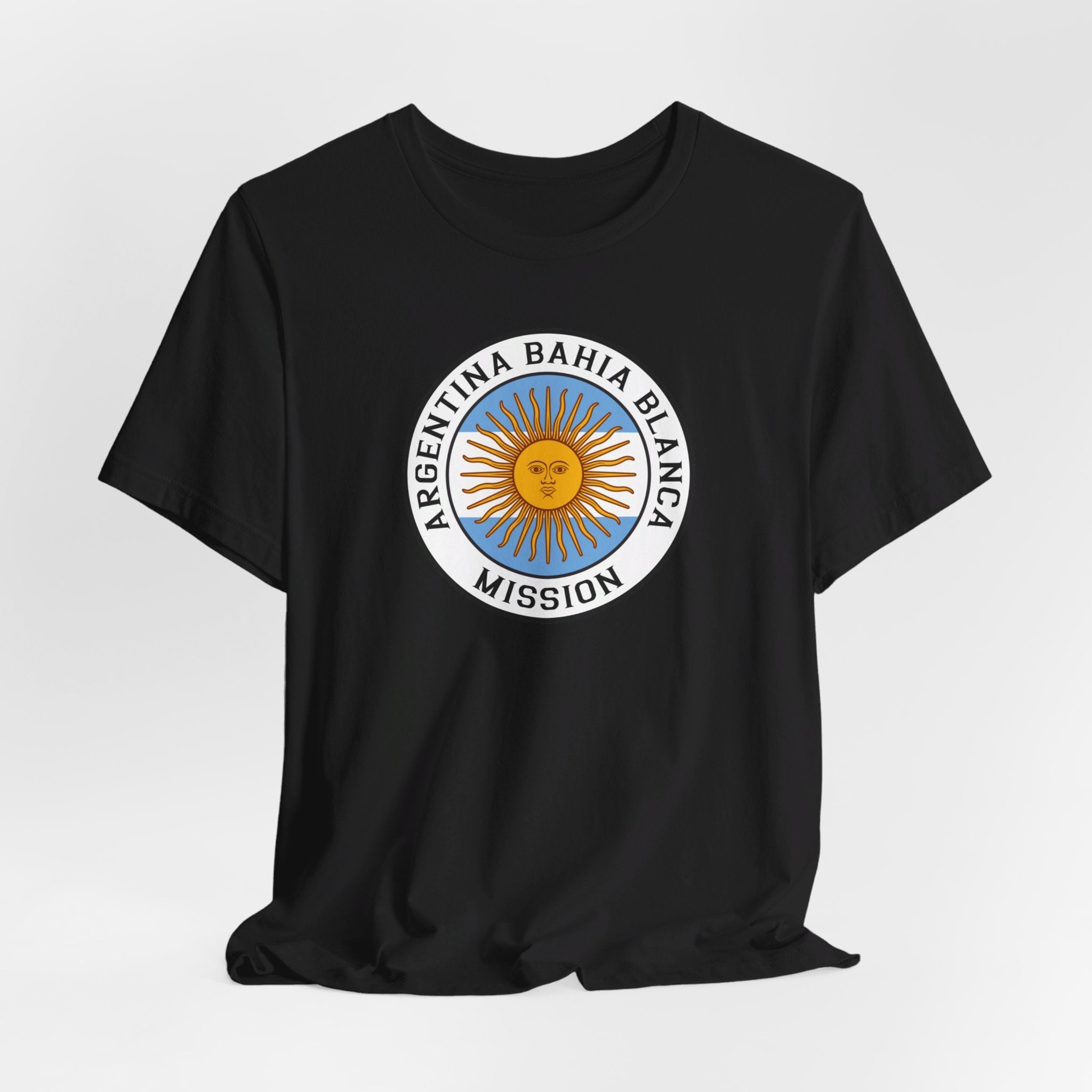 Argentina Bahia Blanca Mission Circular Flag T-shirt - Latter-Day Saint LDS Missionary Gift - Book of Mormon