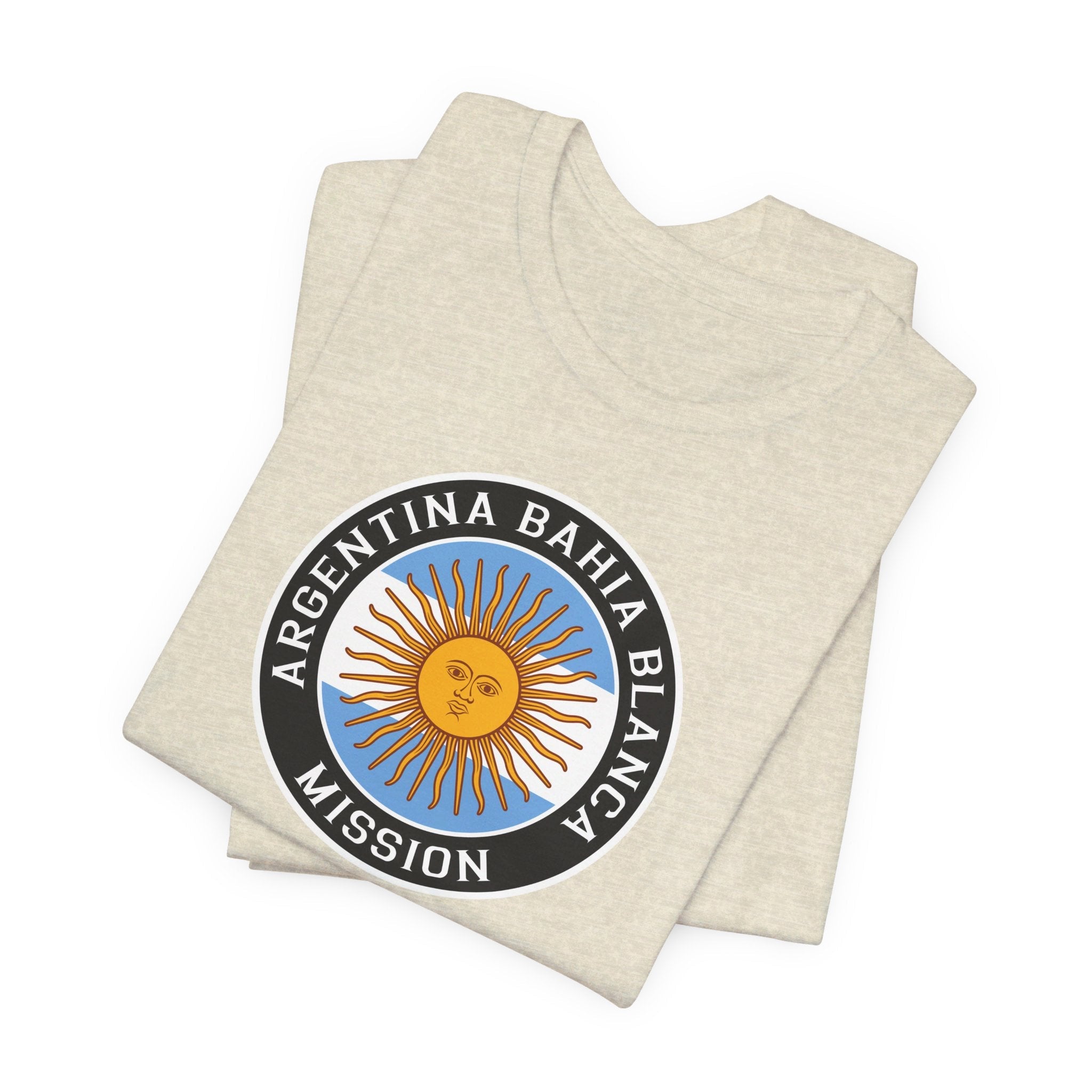 Argentina Bahia Blanca Mission Circular Flag T-shirt - Mission Wishlist - LDS Missionary Gift Store